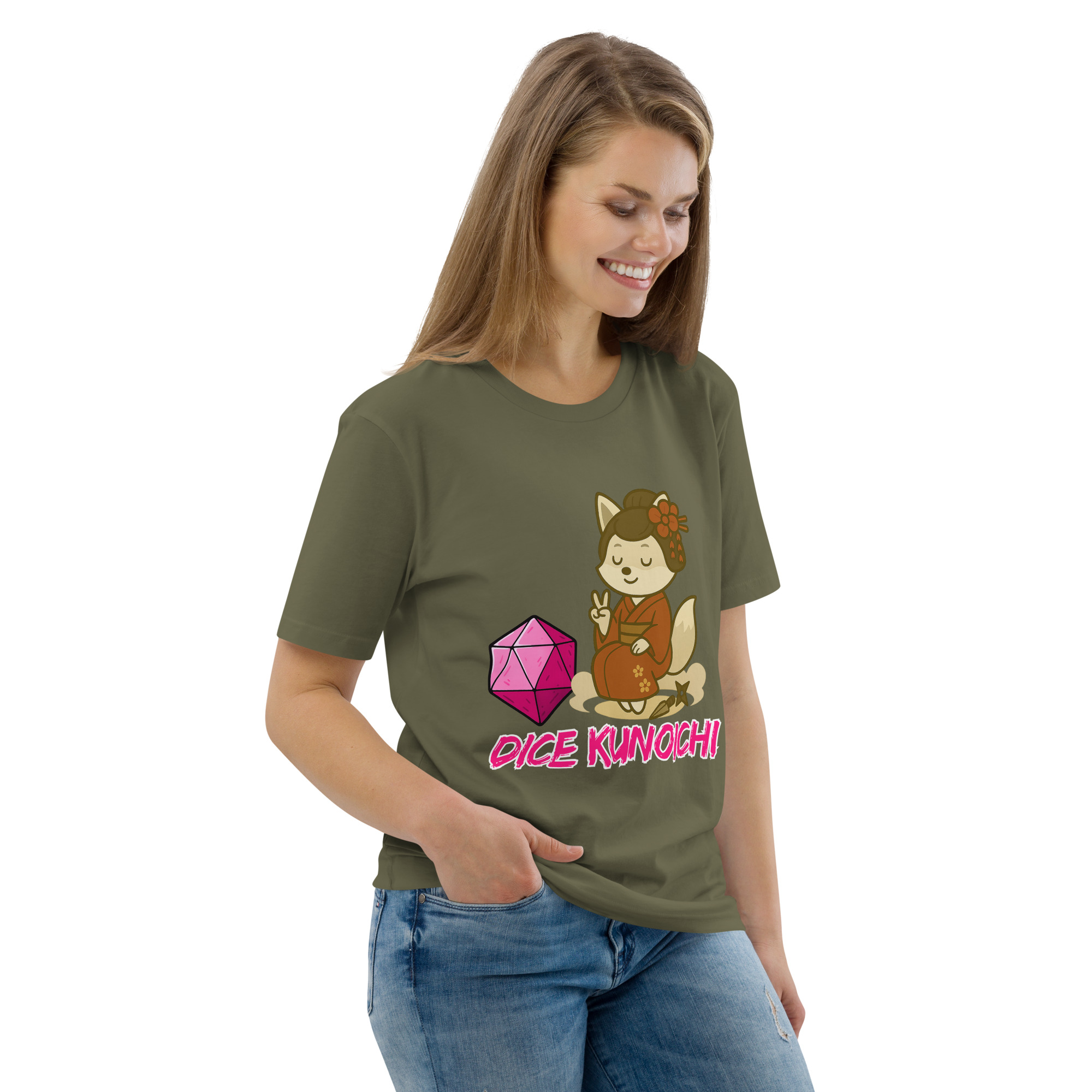 Dice Kunoishi - DTF-Unisex-Bio-Baumwoll-T-Shirt – Bild 62