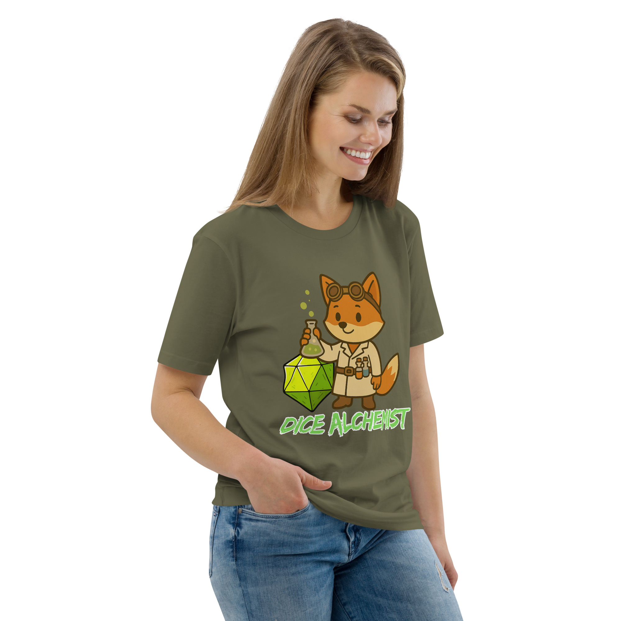 Dice Alchemist - DTF-Unisex-Bio-Baumwoll-T-Shirt – Bild 63