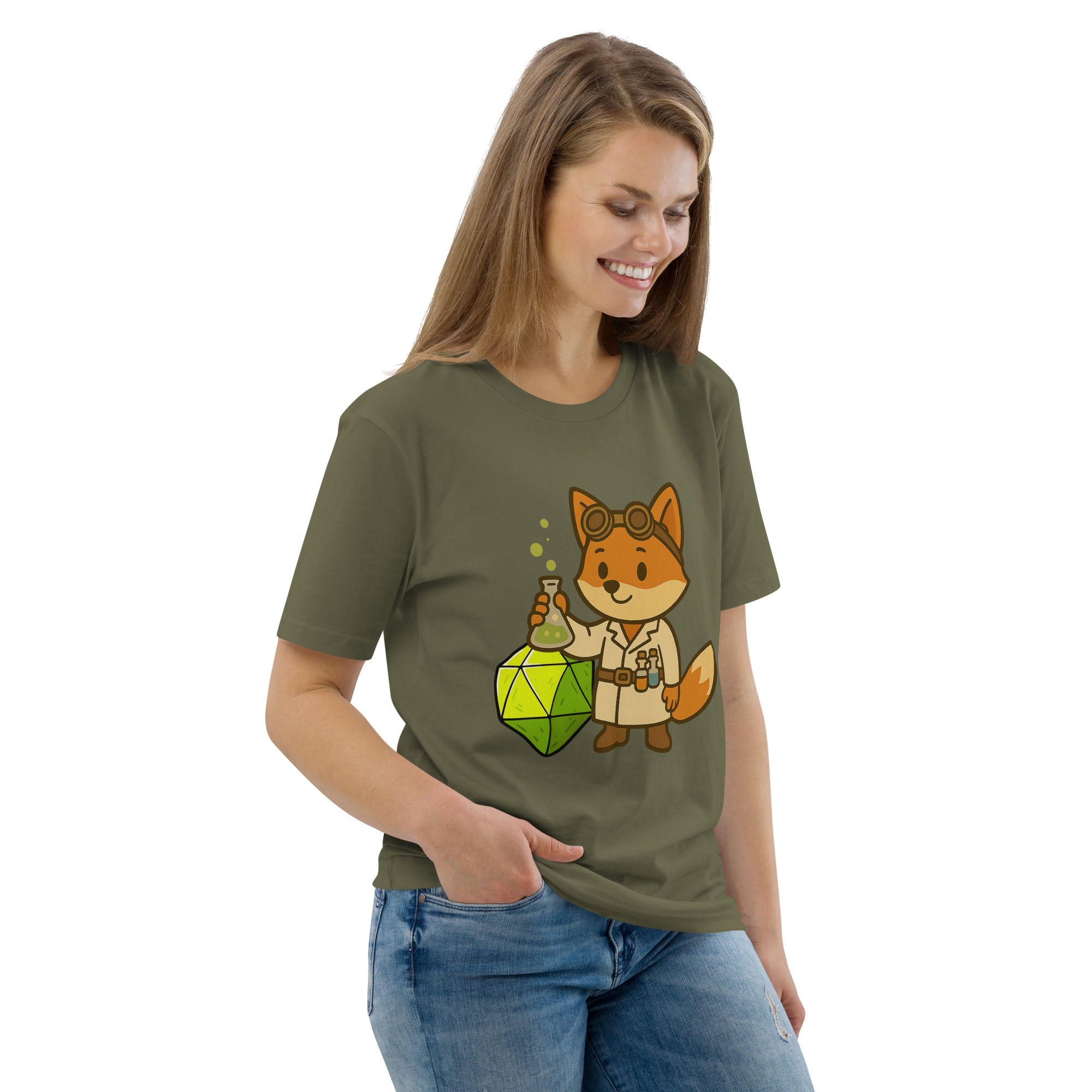 Dicefox Alchemist - DTF-Unisex-Bio-Baumwoll-T-Shirt – Bild 63