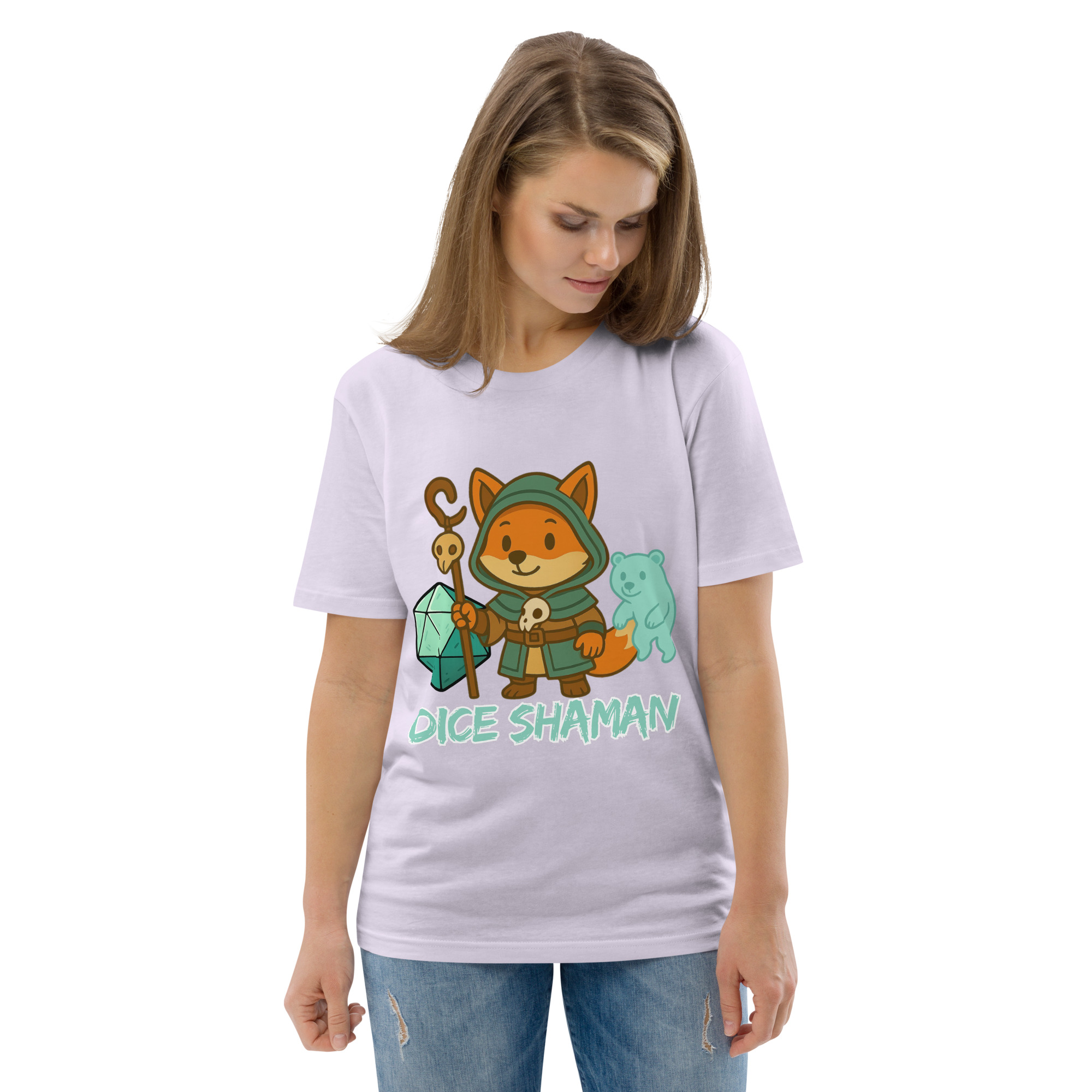 Dice Shaman - DTF-Unisex-Bio-Baumwoll-T-Shirt – Bild 106