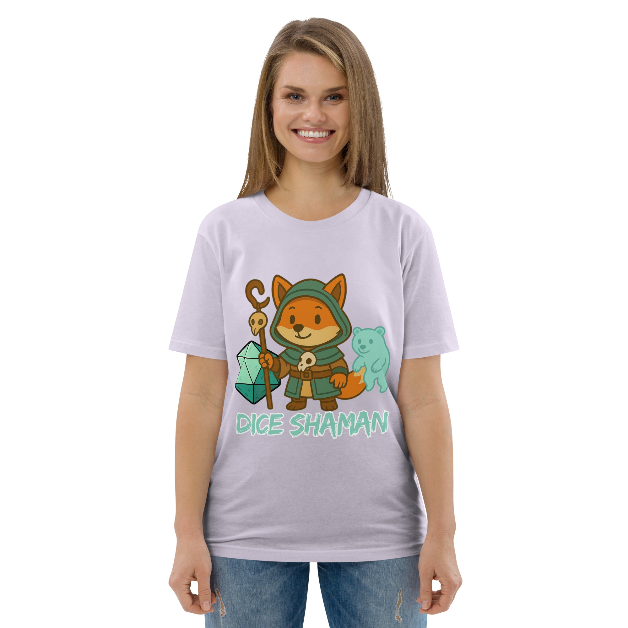 Dice Shaman - DTF-Unisex-Bio-Baumwoll-T-Shirt – Bild 105