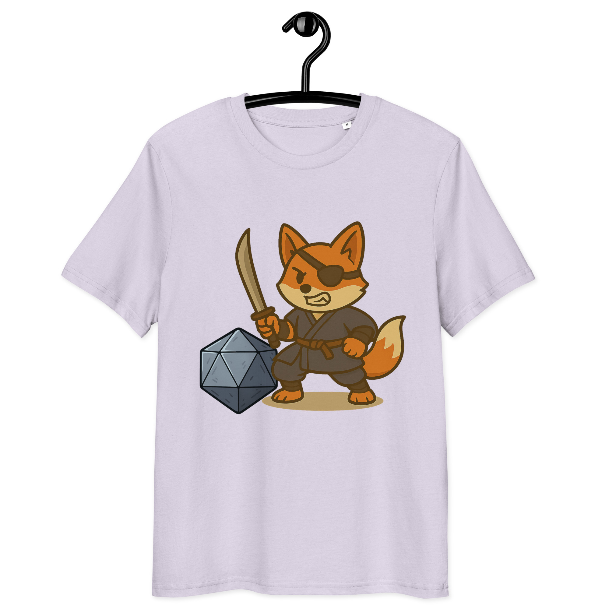 Dicefox Ronin - DTF-Unisex-Bio-Baumwoll-T-Shirt – Bild 26