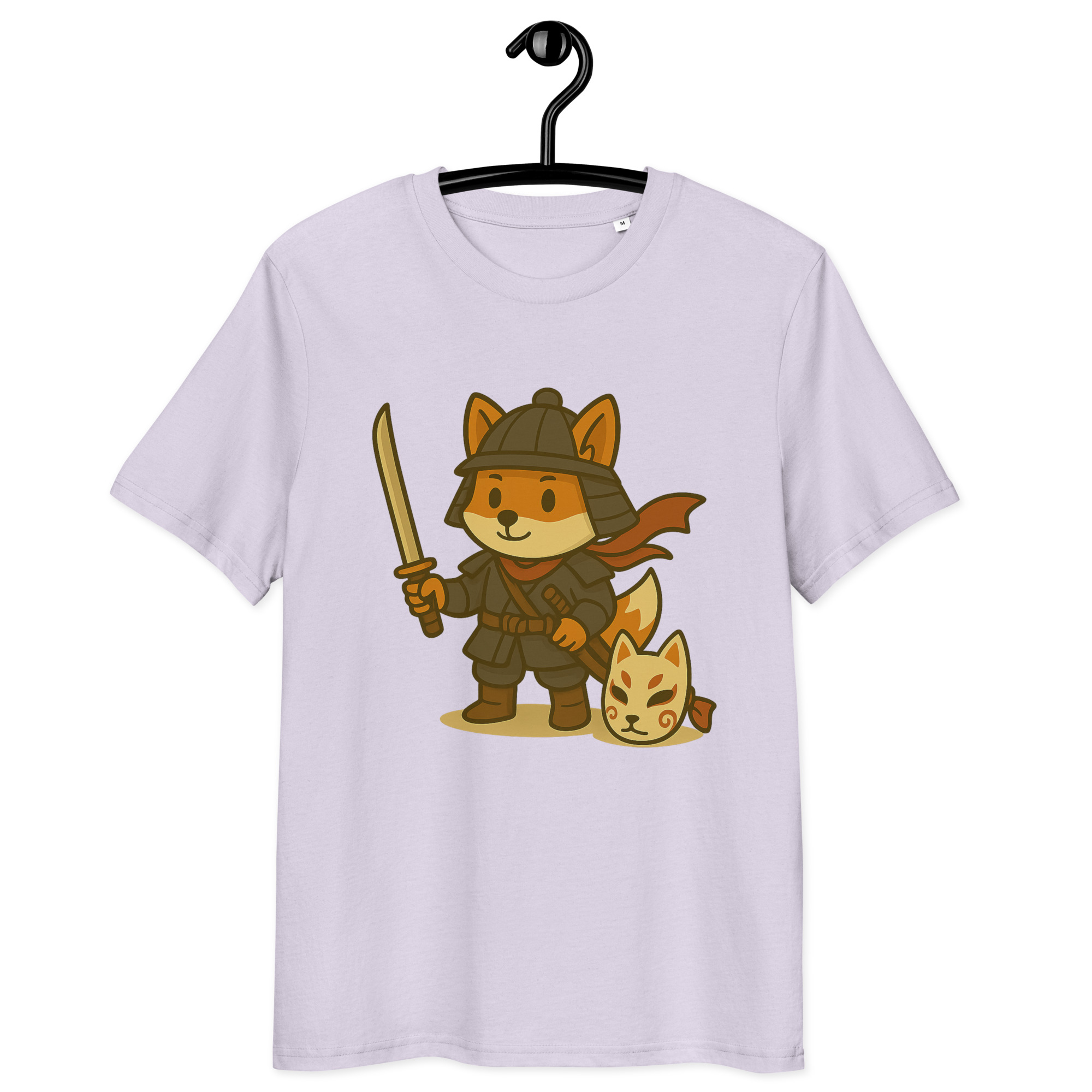 Fox Samurai - DTF-Unisex-Bio-Baumwoll-T-Shirt – Bild 27