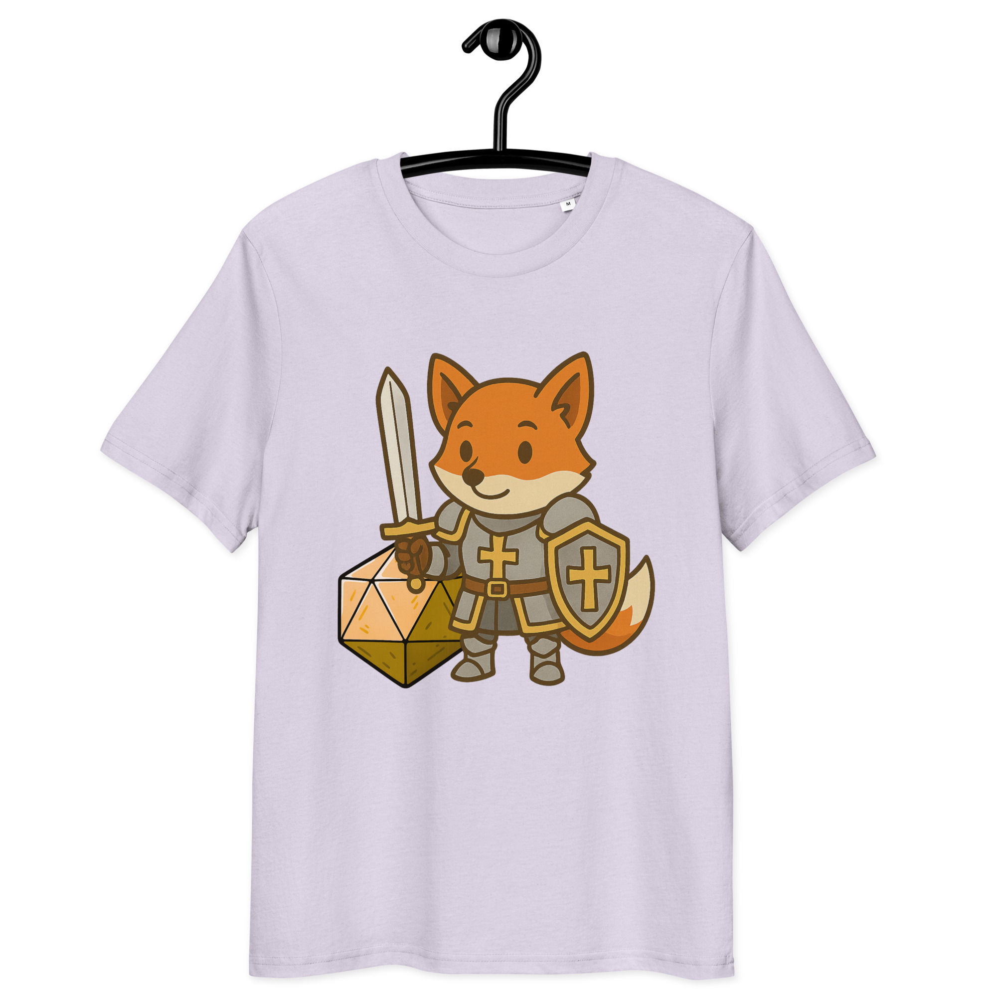 Dicefox Paladin - DTF-Unisex-Bio-Baumwoll-T-Shirt – Bild 27