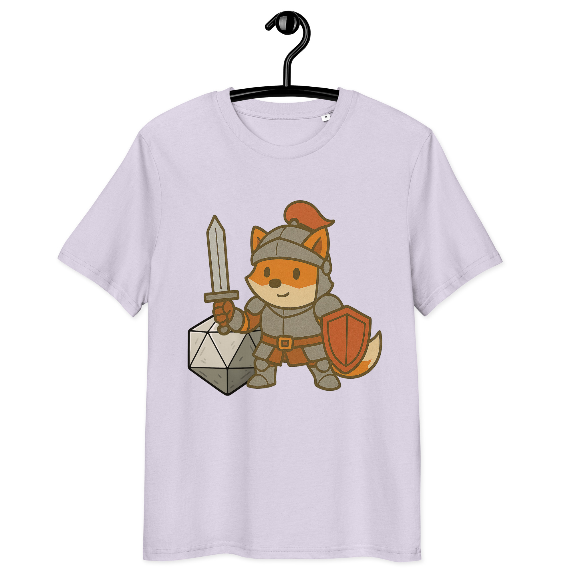 Dicefox Knight - DTF-Unisex-Bio-Baumwoll-T-Shirt – Bild 26