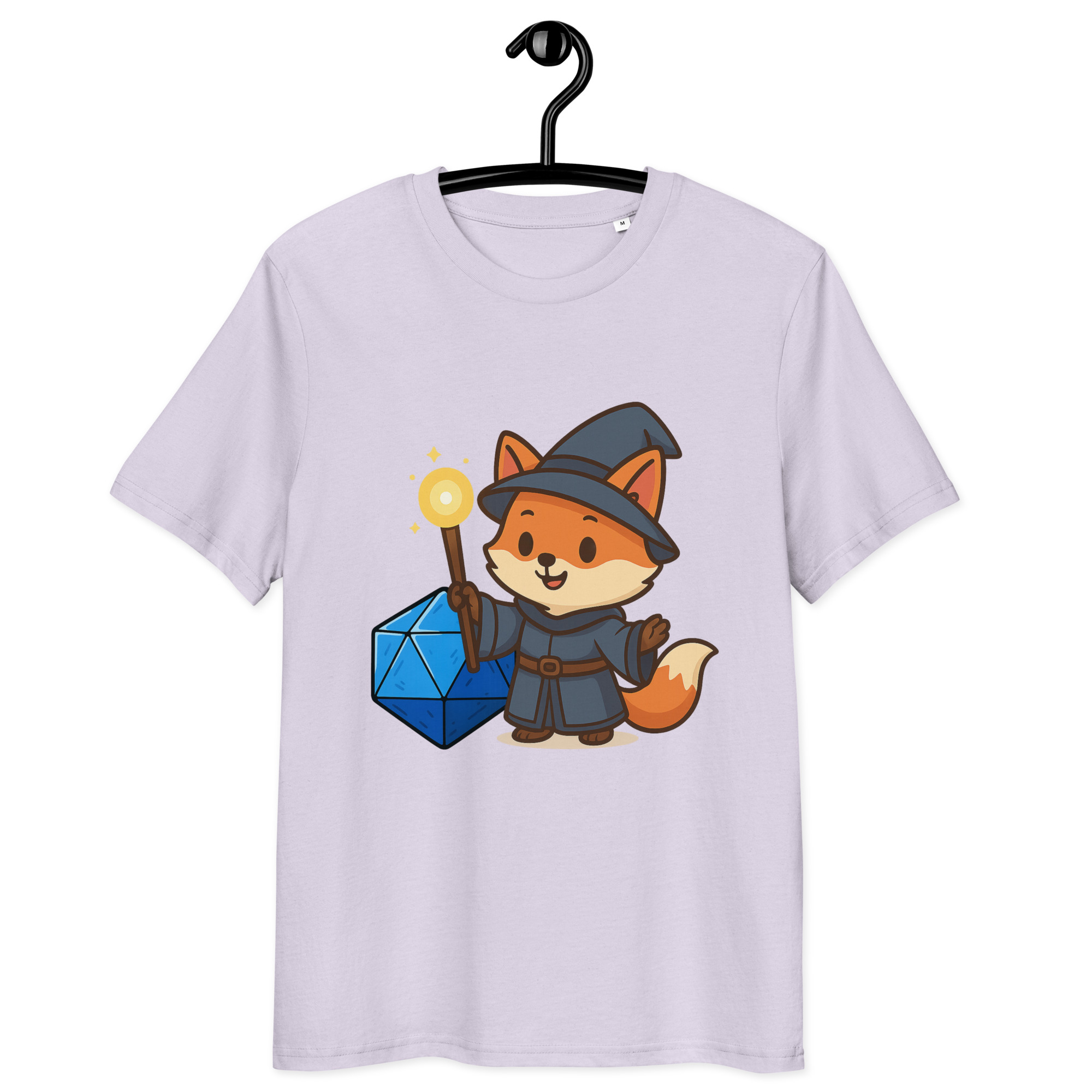 Dicefox Wizard - DTF-Unisex-Bio-Baumwoll-T-Shirt – Bild 26