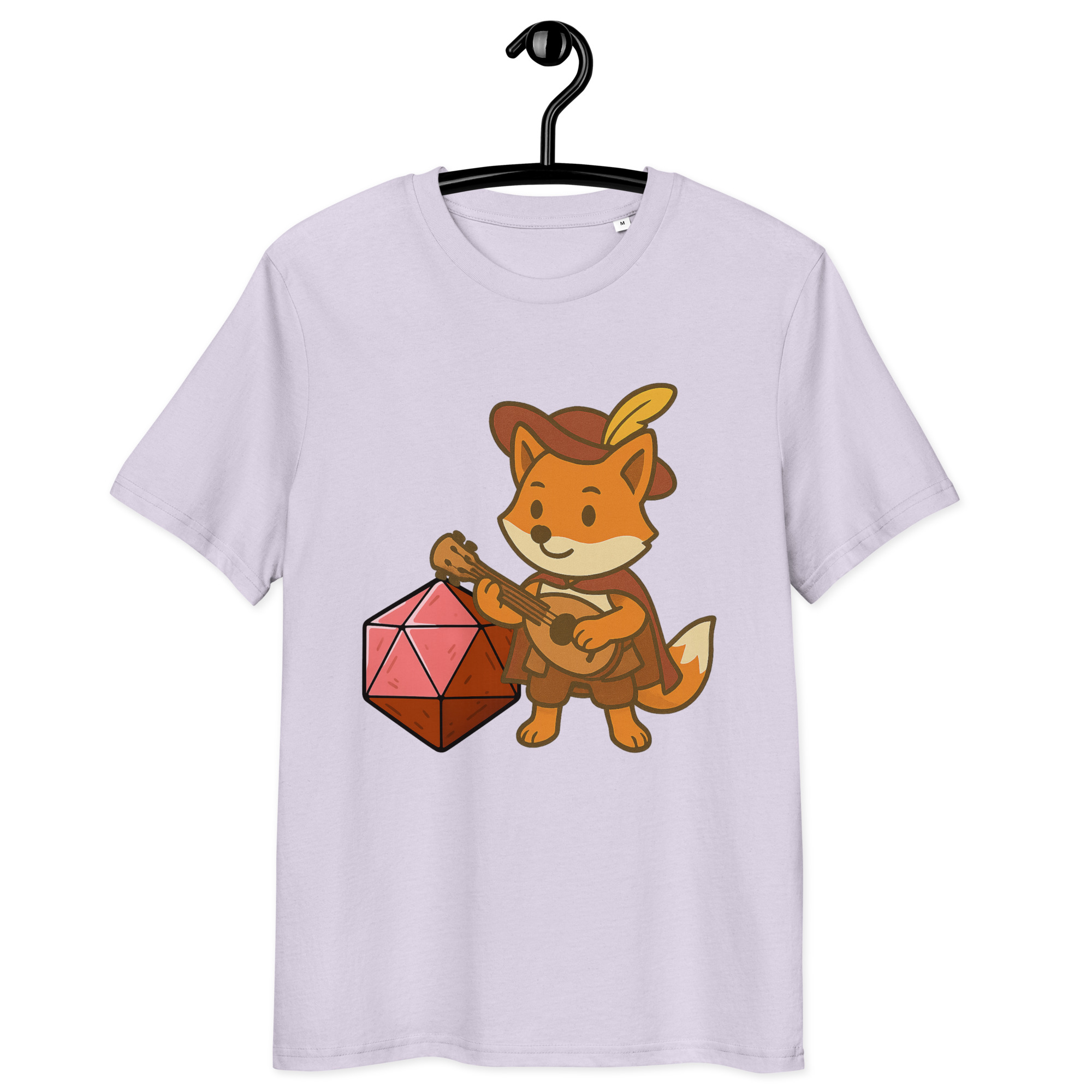 Dicefox Bard - DTF-Unisex-Bio-Baumwoll-T-Shirt – Bild 27