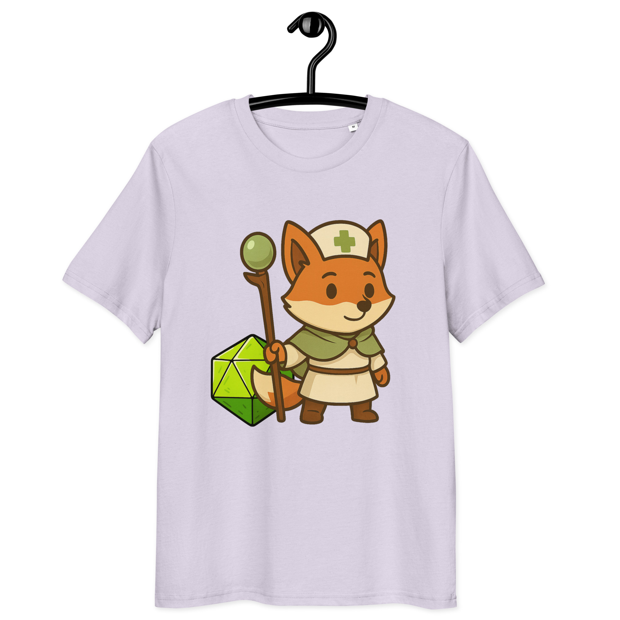 Dicefox Cleric - DTF-Unisex-Bio-Baumwoll-T-Shirt – Bild 26
