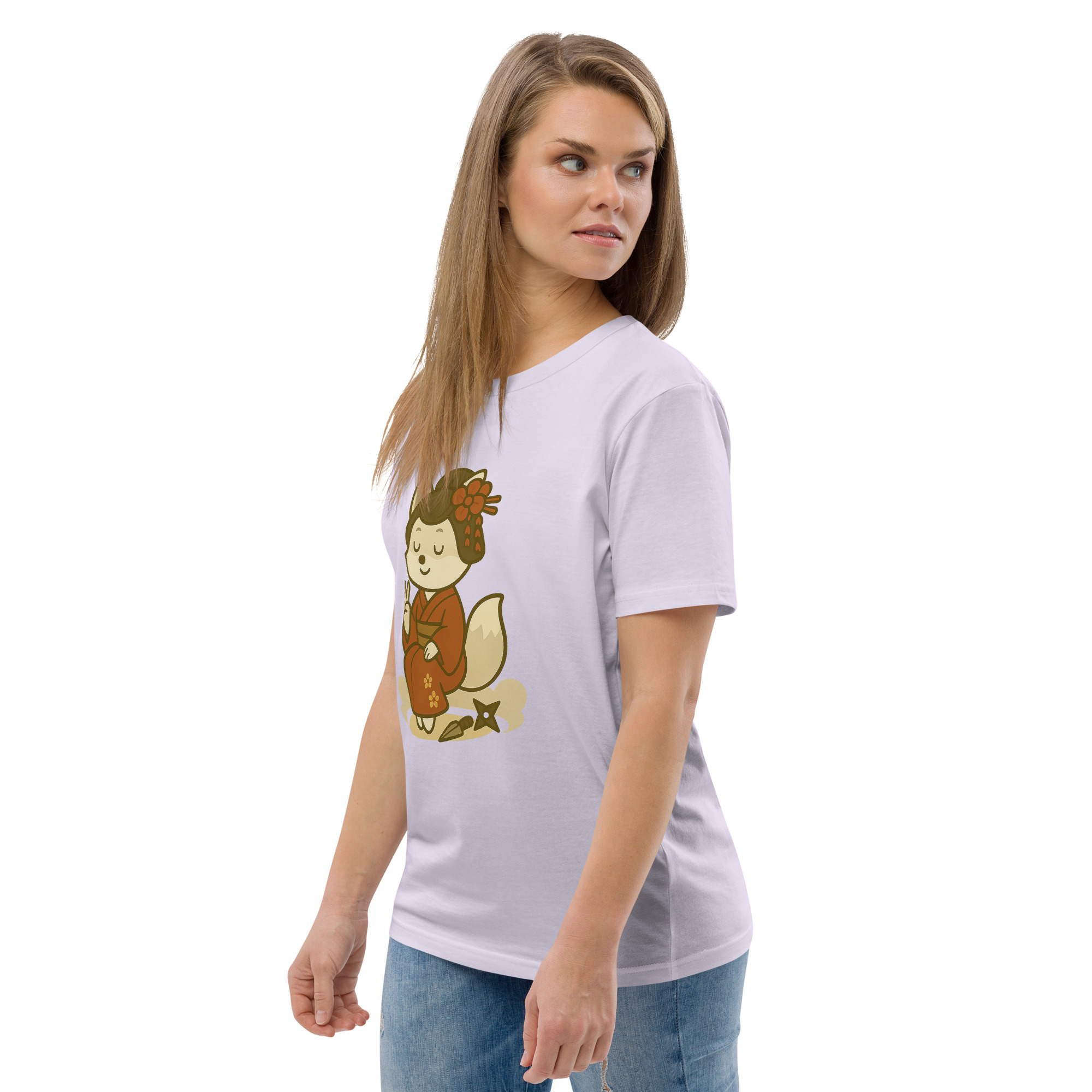 Fox Kunoishi - DTF-Unisex-Bio-Baumwoll-T-Shirt – Bild 109