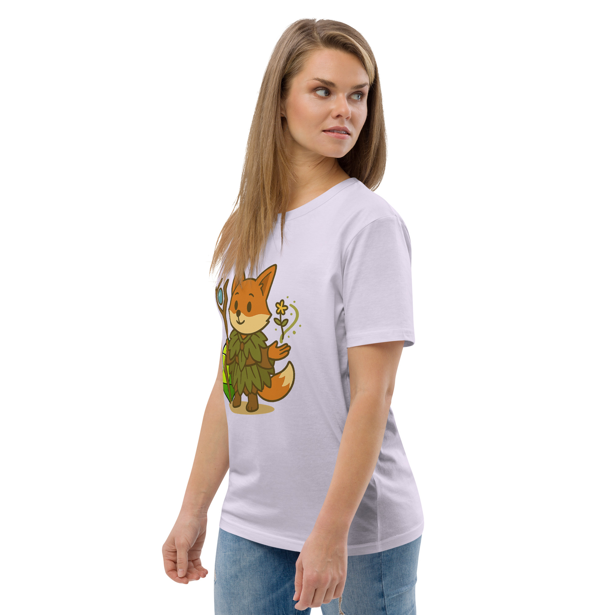 Dicefox Druid - DTF-Unisex-Bio-Baumwoll-T-Shirt – Bild 109