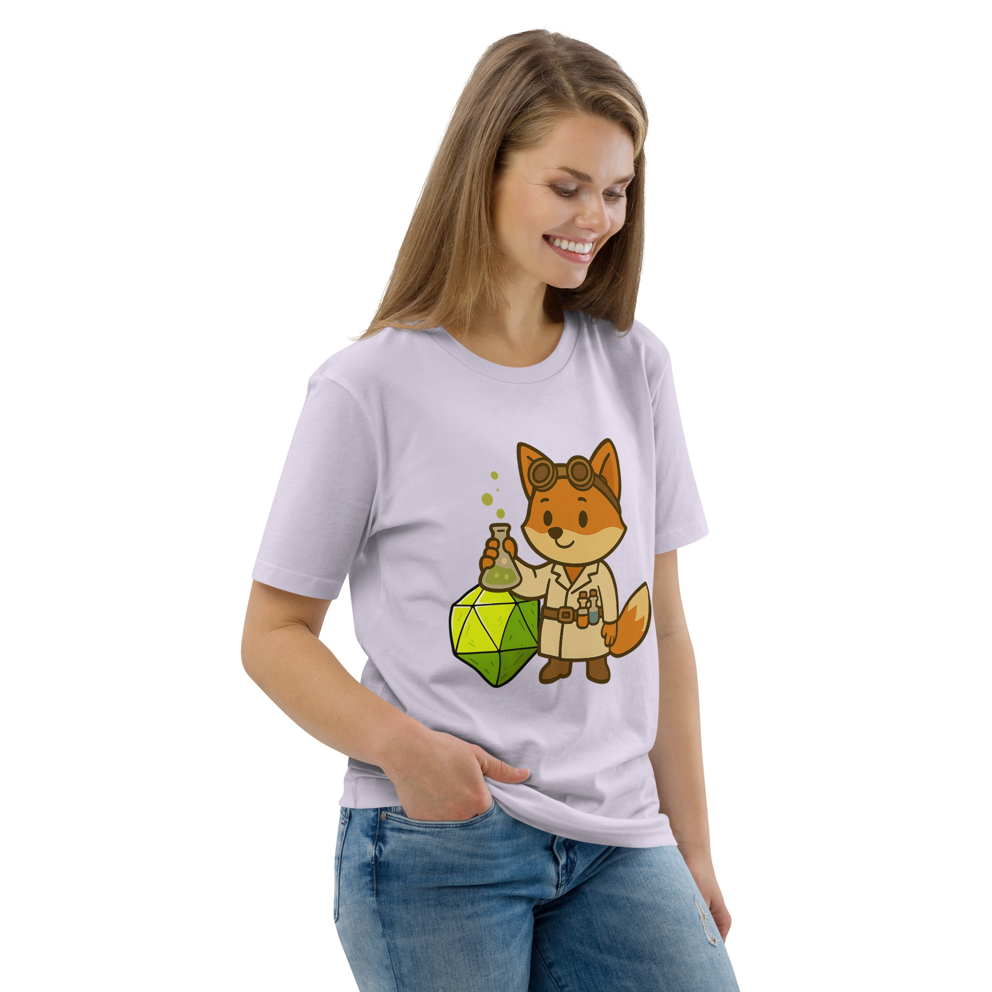 Dicefox Alchemist - DTF-Unisex-Bio-Baumwoll-T-Shirt – Bild 110