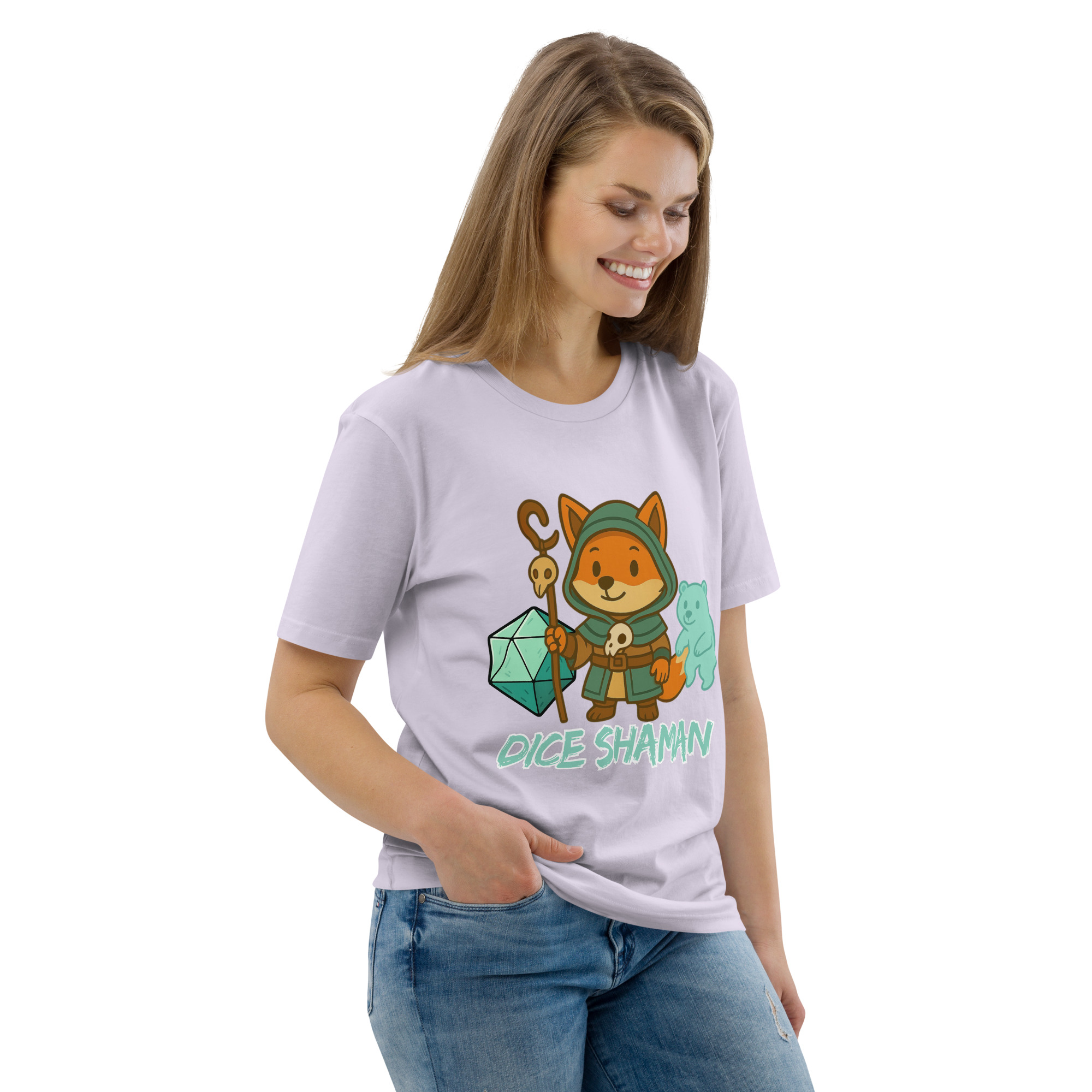 Dice Shaman - DTF-Unisex-Bio-Baumwoll-T-Shirt – Bild 110