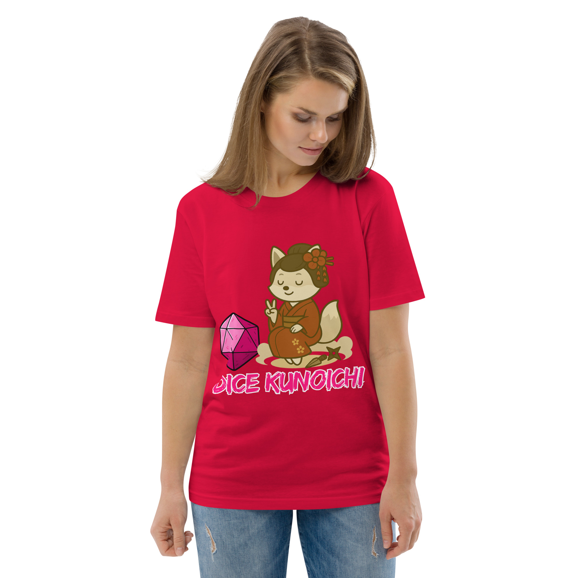 Dice Kunoishi - DTF-Unisex-Bio-Baumwoll-T-Shirt – Bild 42