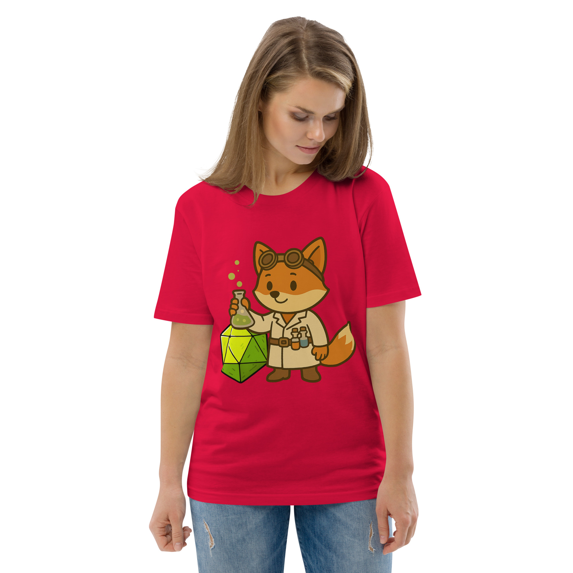 Dicefox Alchemist - DTF-Unisex-Bio-Baumwoll-T-Shirt – Bild 43