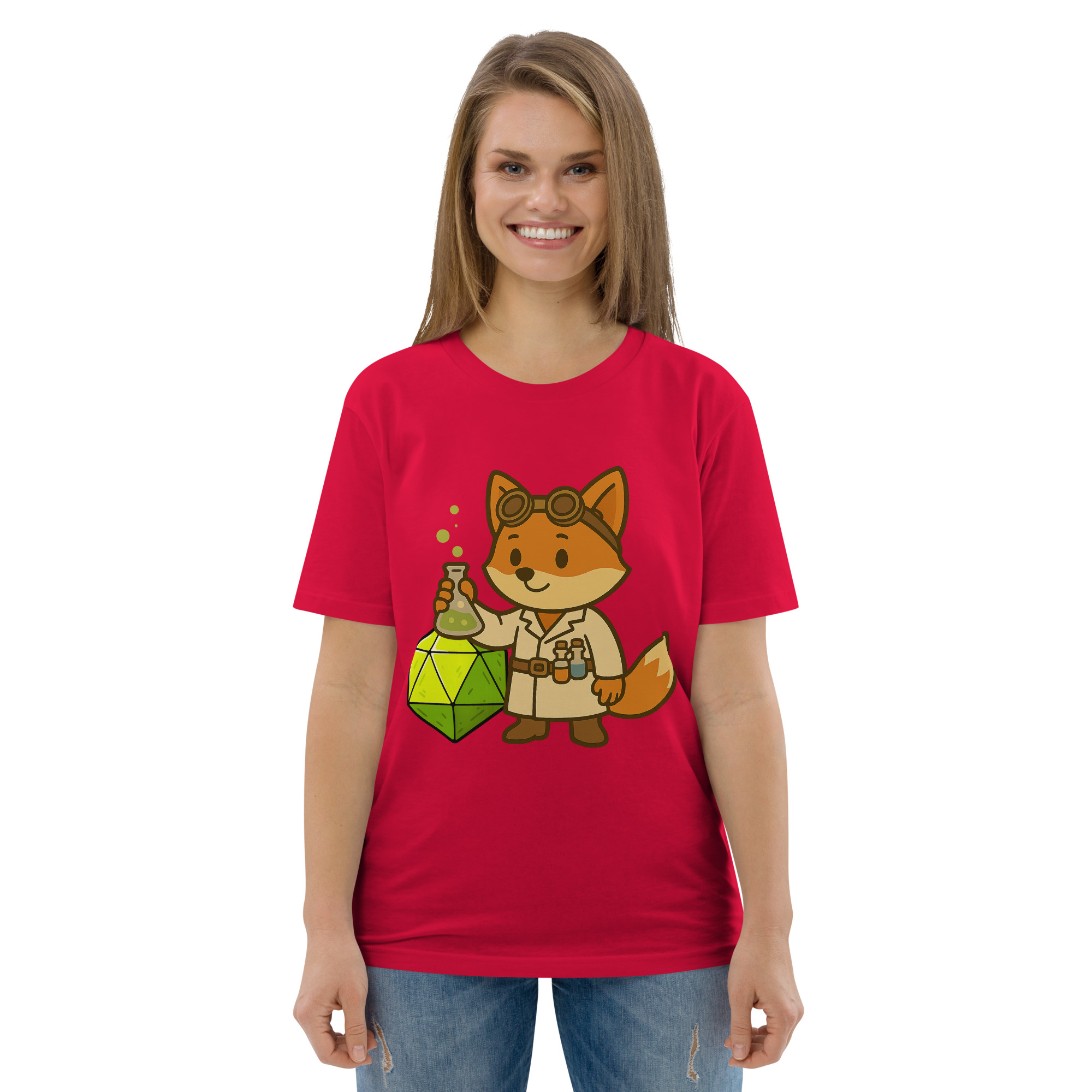 Dicefox Alchemist - DTF-Unisex-Bio-Baumwoll-T-Shirt – Bild 42