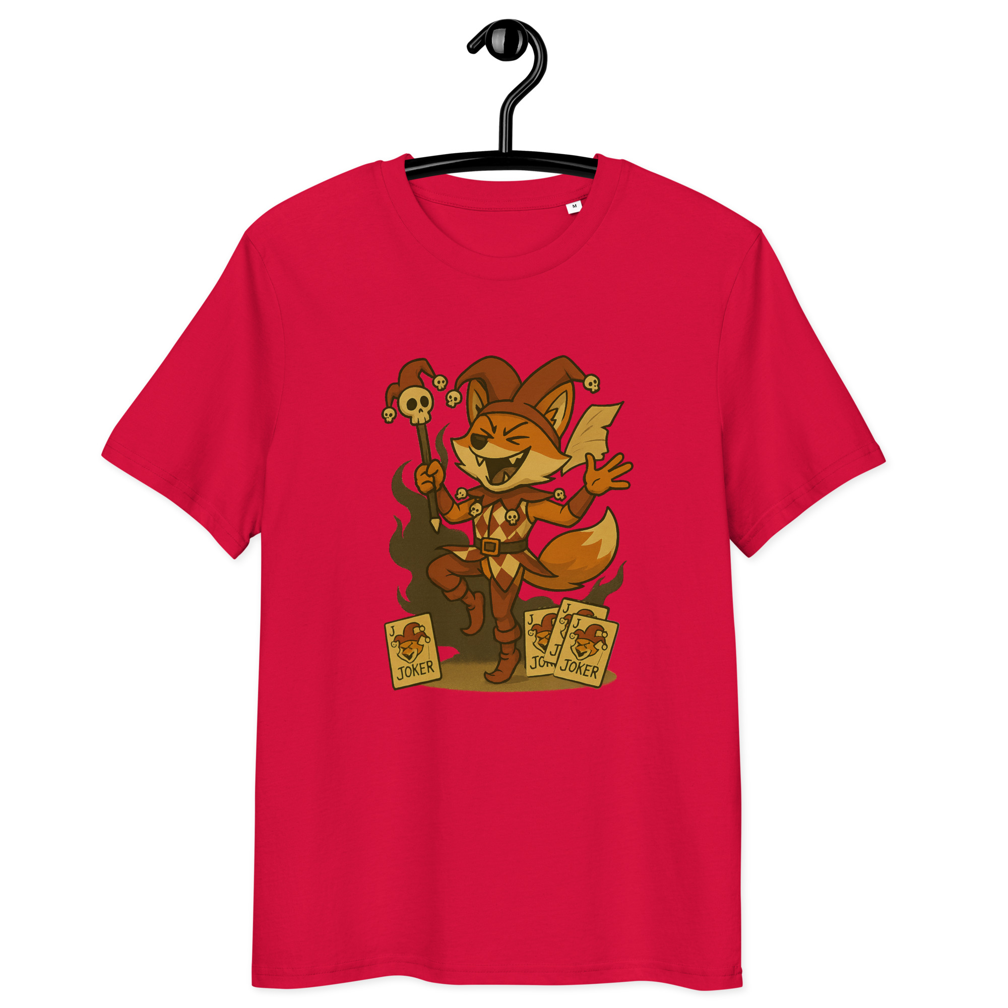 Fox Jester - DTF-Unisex-Bio-Baumwoll-T-Shirt – Bild 12