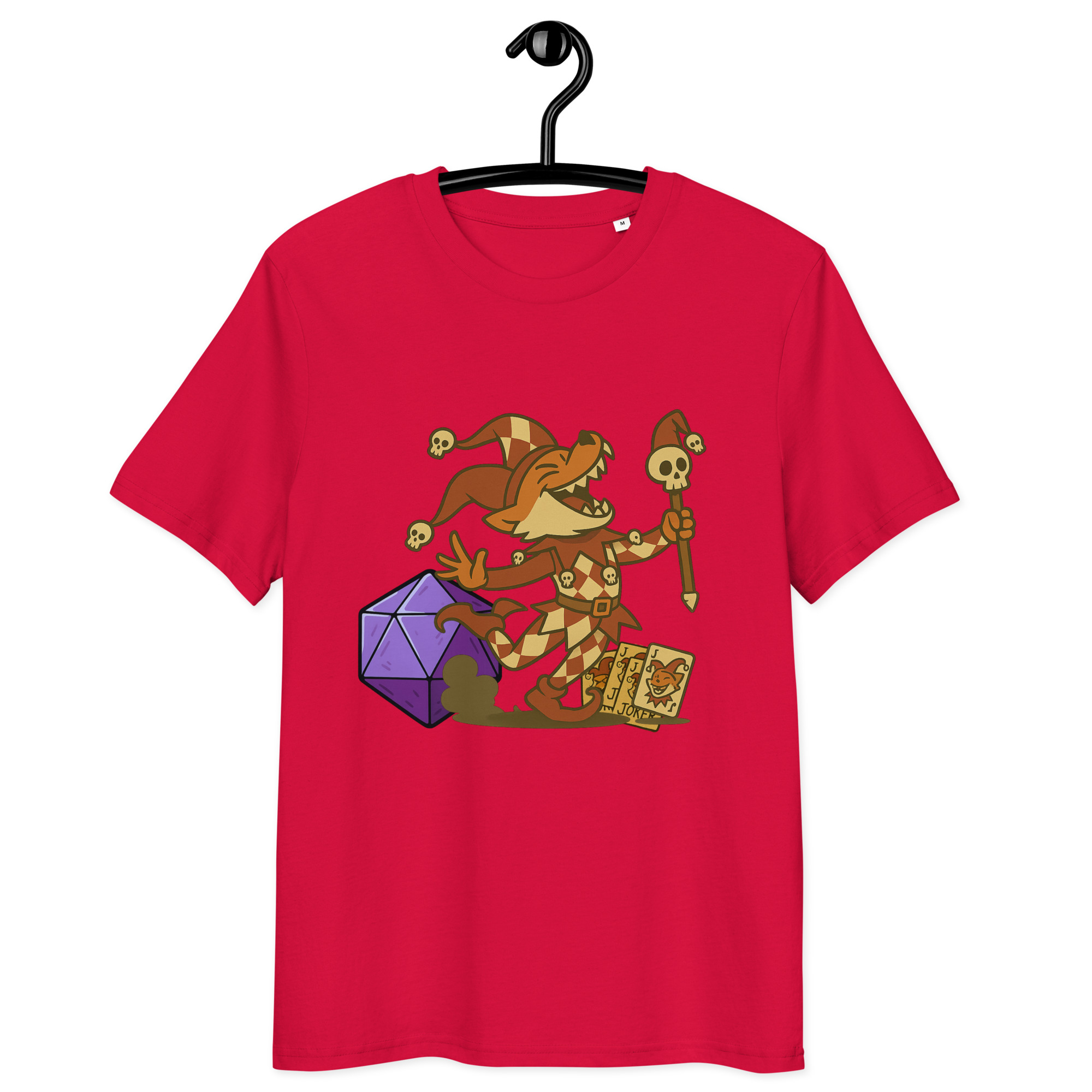 Dicefox Trickser - DTF-Unisex-Bio-Baumwoll-T-Shirt – Bild 12