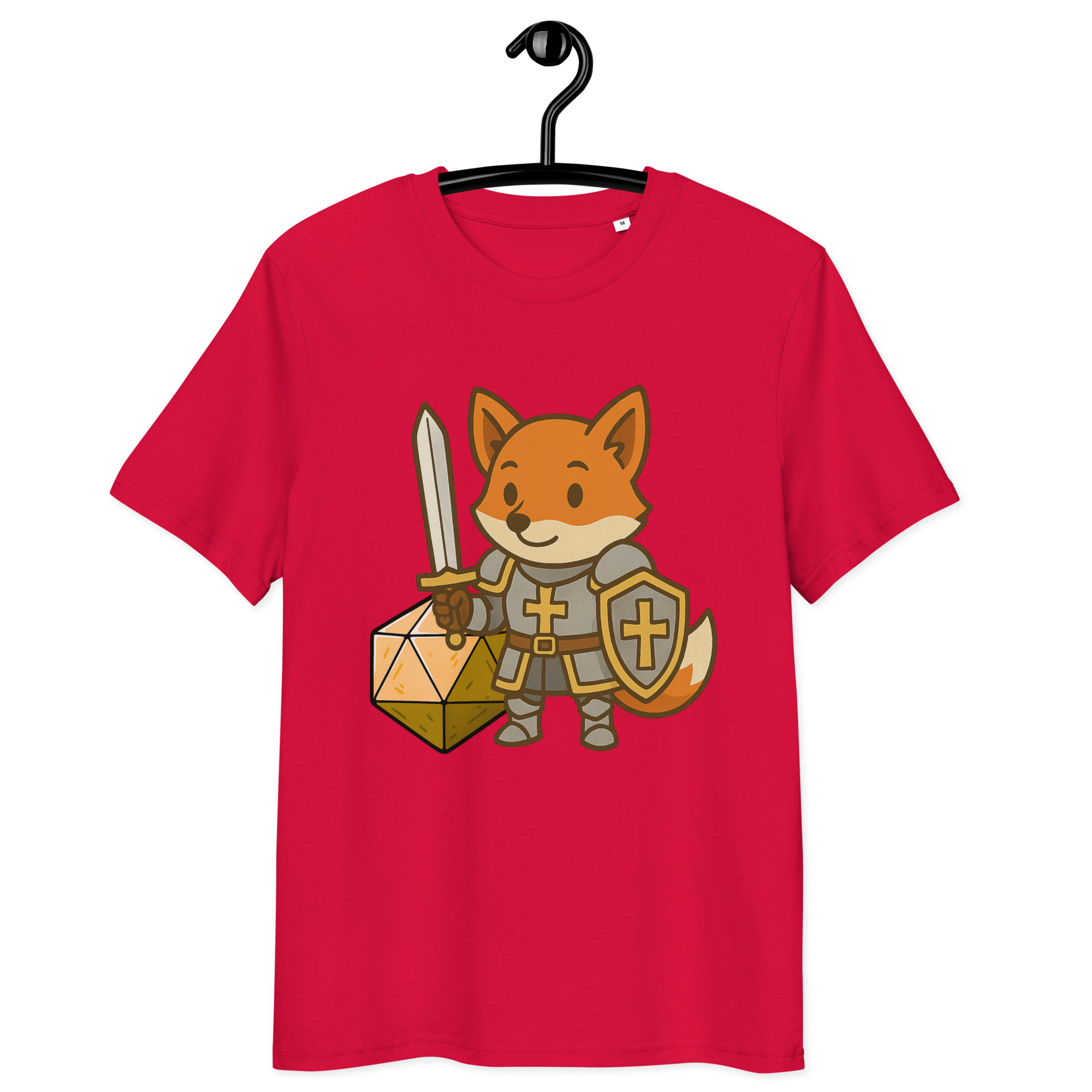Dicefox Paladin - DTF-Unisex-Bio-Baumwoll-T-Shirt – Bild 12