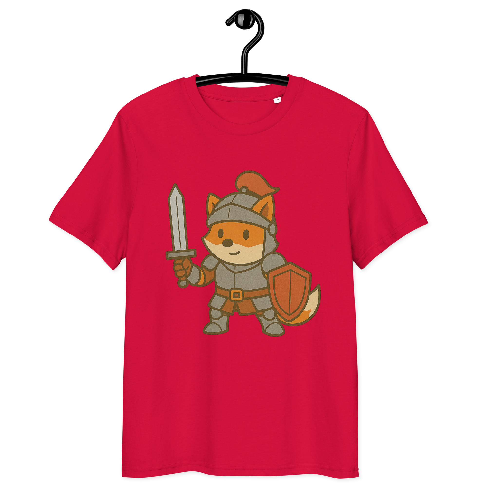 Fox Knight - DTF-Unisex-Bio-Baumwoll-T-Shirt – Bild 12