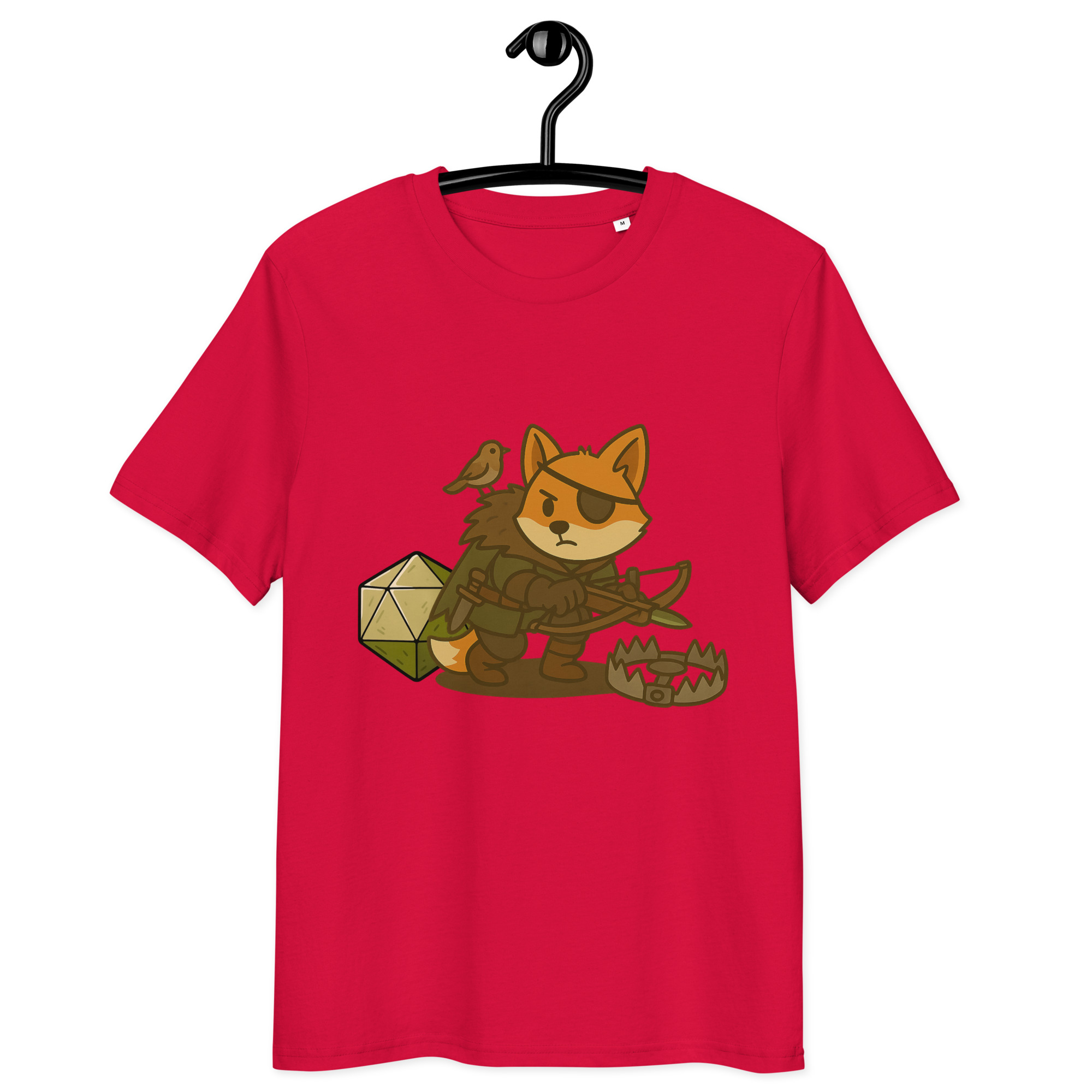 Dicefox Hunter - DTF-Unisex-Bio-Baumwoll-T-Shirt – Bild 12