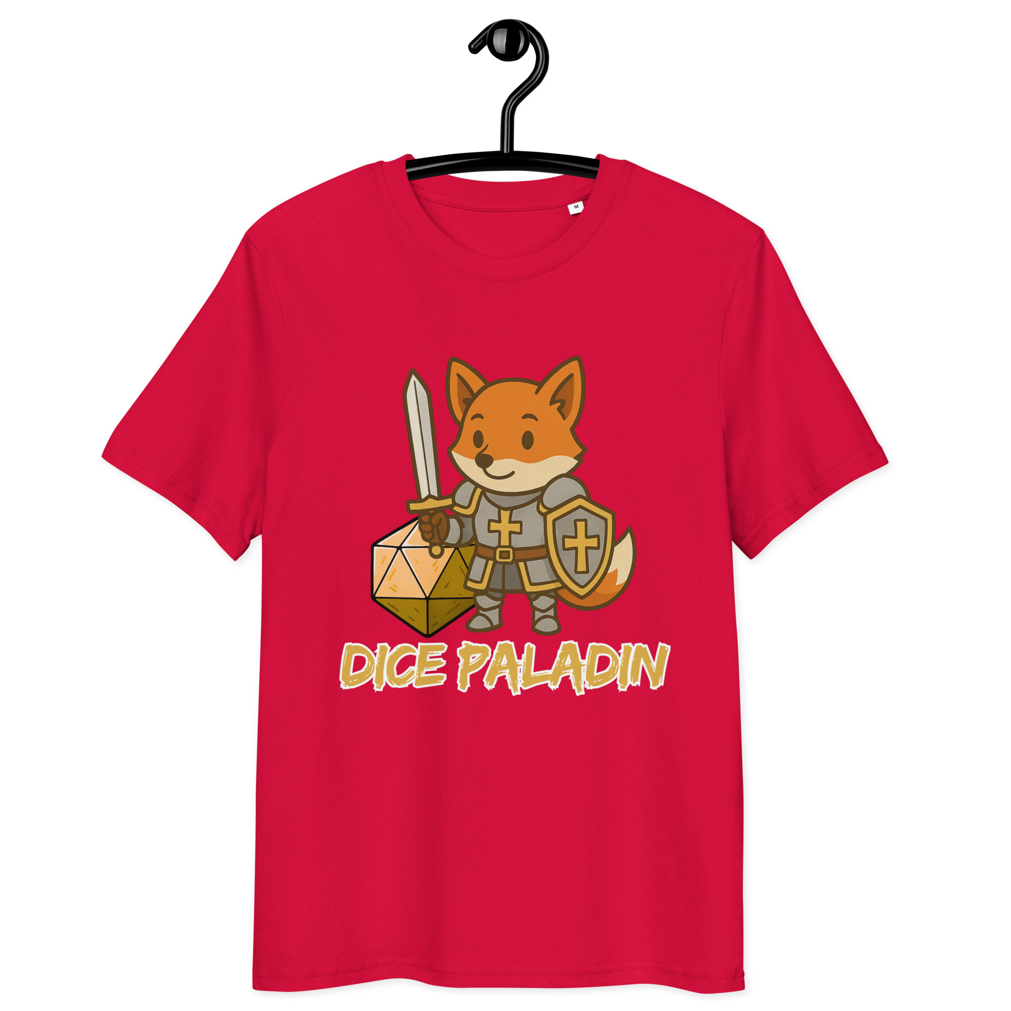 Dice Paladin - DTF-Unisex-Bio-Baumwoll-T-Shirt – Bild 12