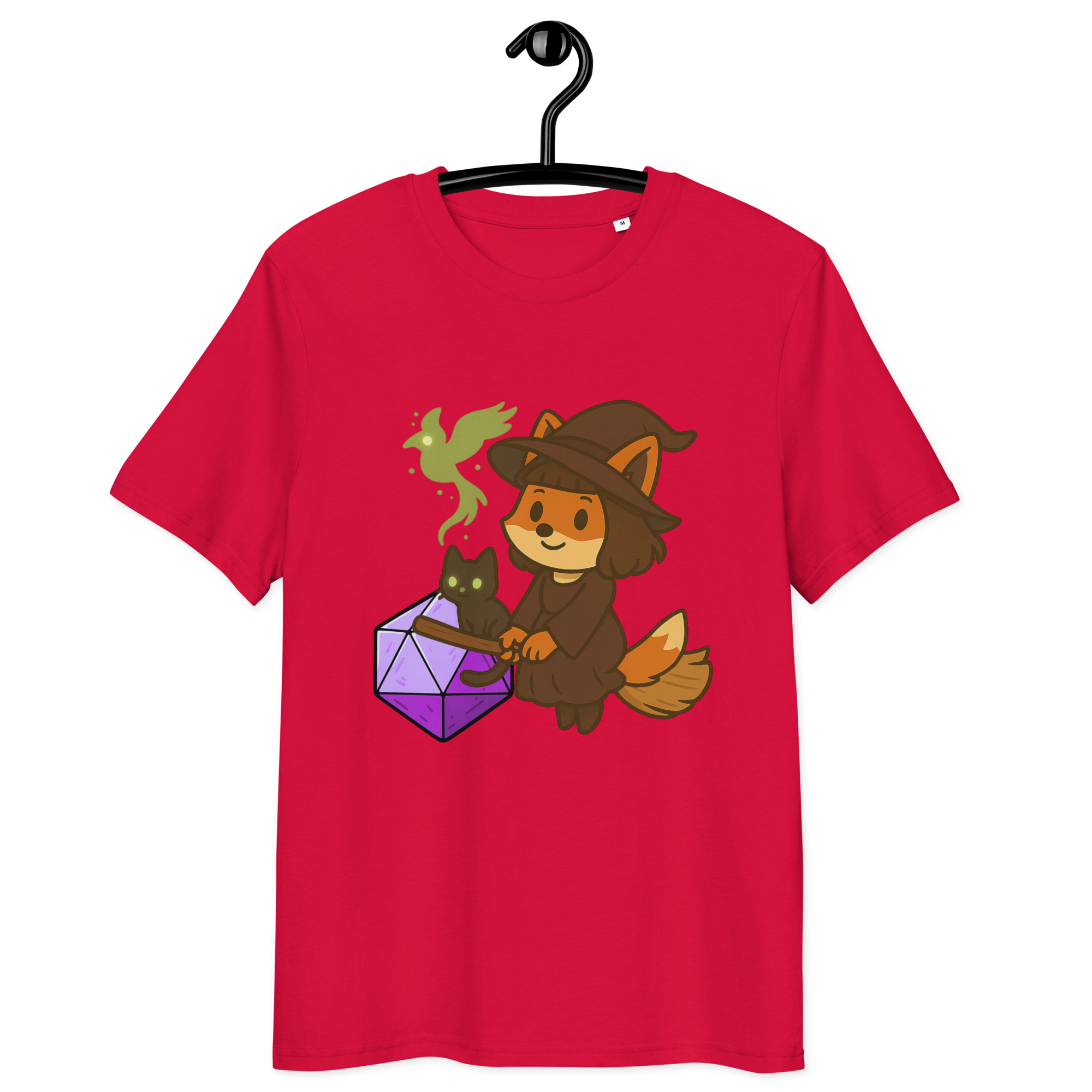 Dicefox Witch - DTF-Unisex-Bio-Baumwoll-T-Shirt – Bild 12