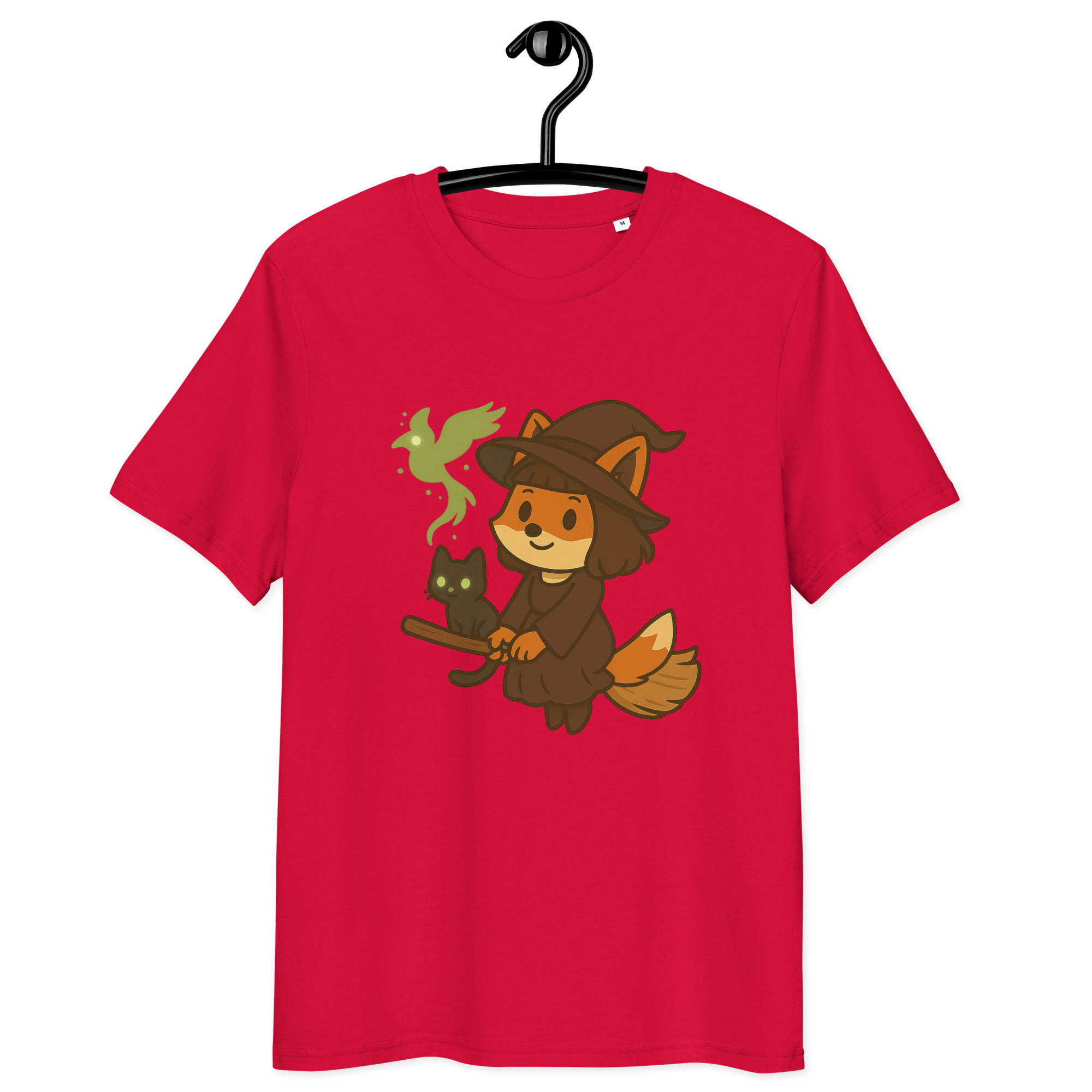 Fox Witch - DTF-Unisex-Bio-Baumwoll-T-Shirt – Bild 12