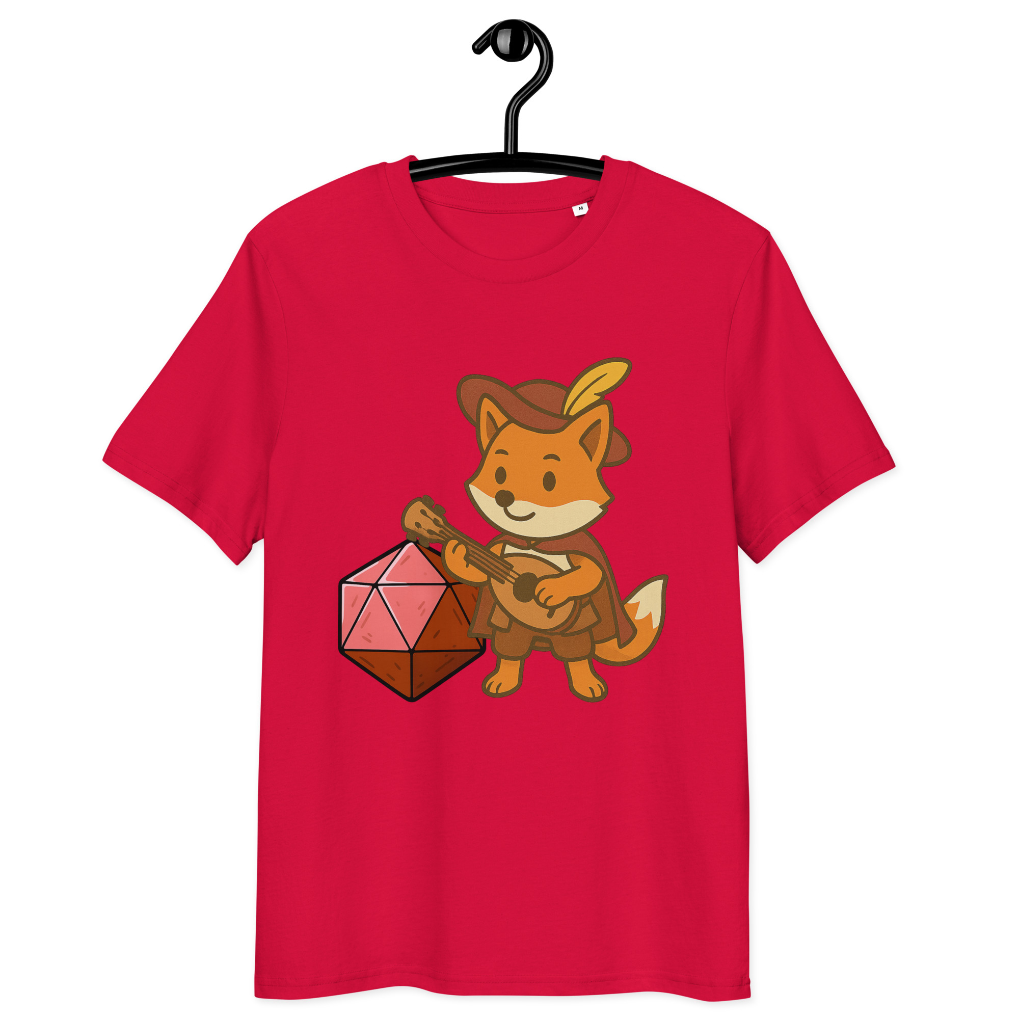 Dicefox Bard - DTF-Unisex-Bio-Baumwoll-T-Shirt – Bild 12
