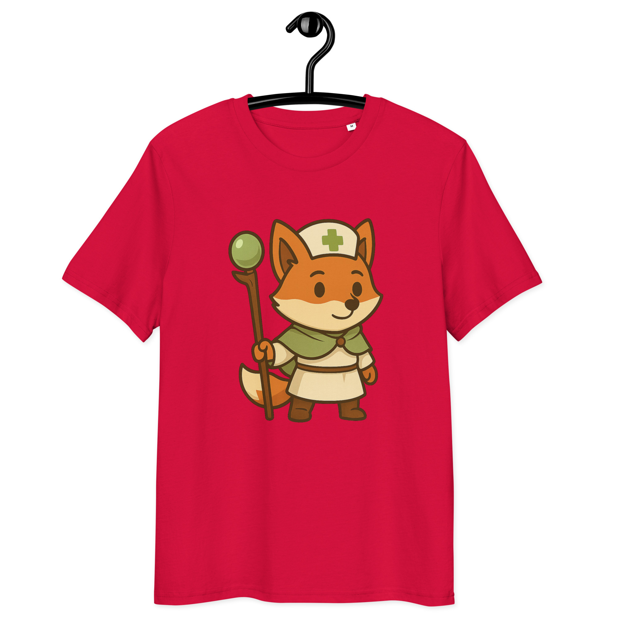 Fox Cleric - DTF-Unisex-Bio-Baumwoll-T-Shirt – Bild 11