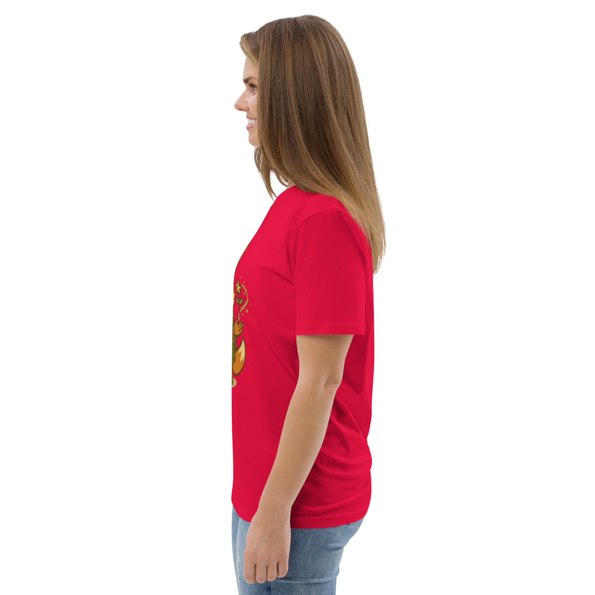 Fox Druid - DTF-Unisex-Bio-Baumwoll-T-Shirt – Bild 48