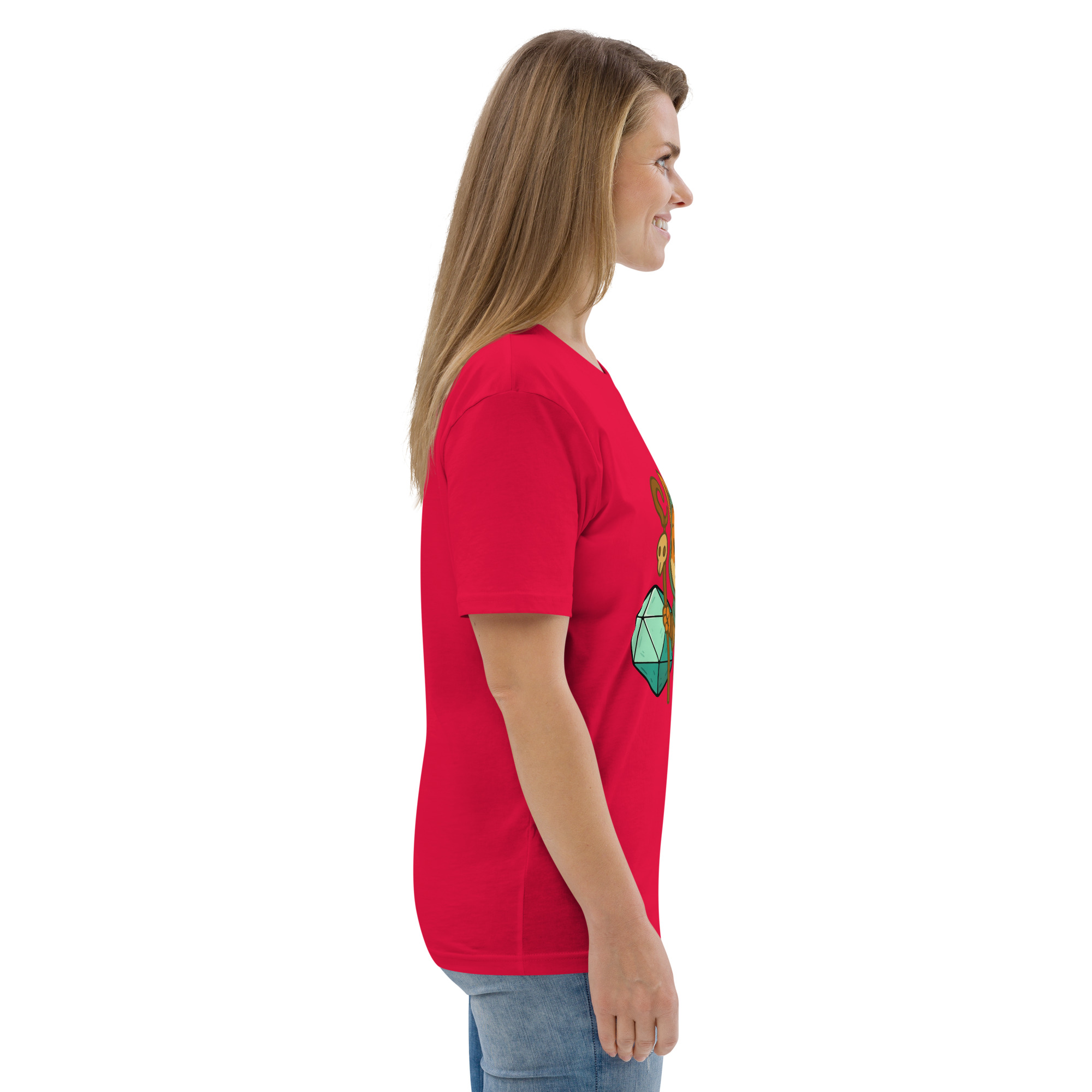 Dicefox Shaman - DTF-Unisex-Bio-Baumwoll-T-Shirt – Bild 48