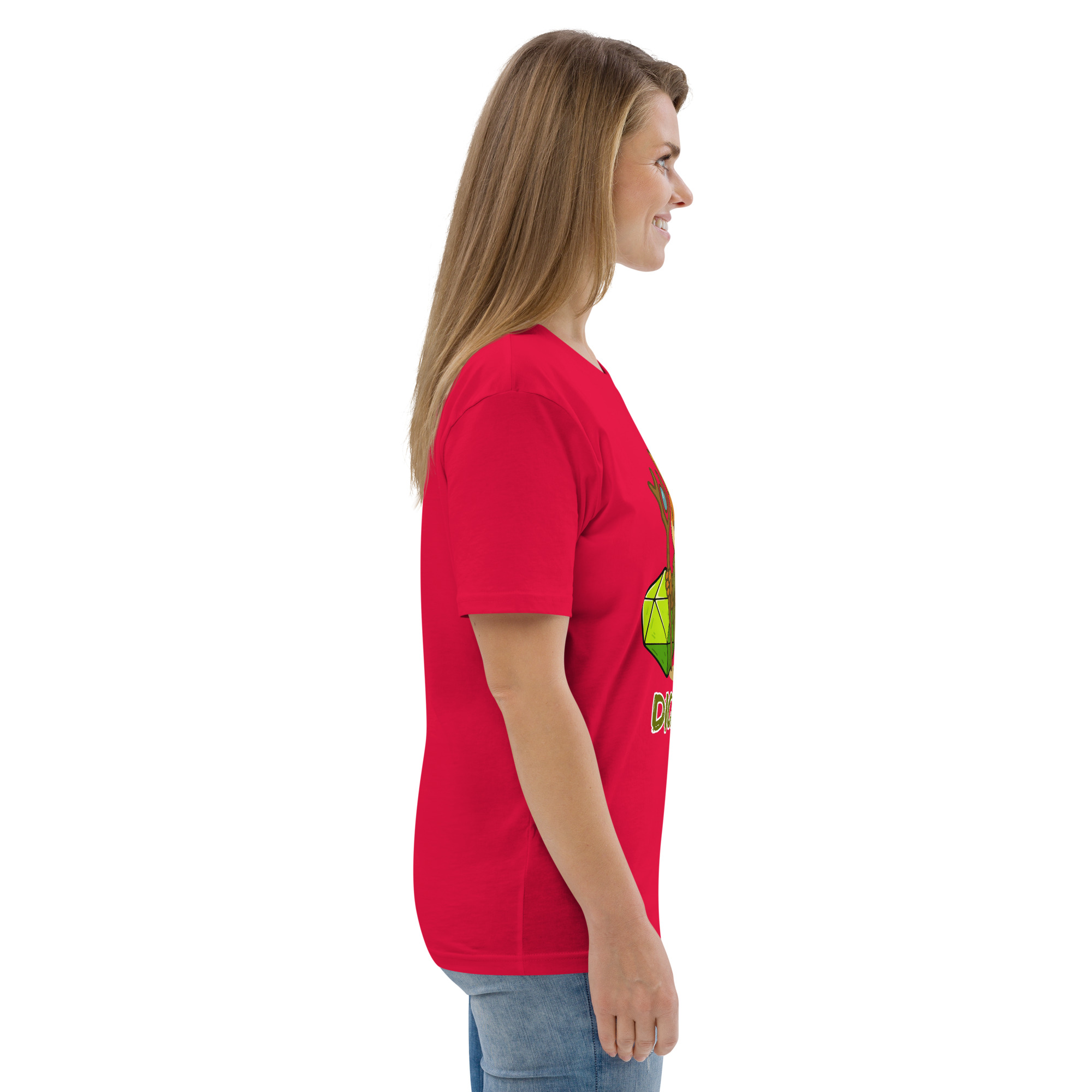 Dice Druid - DTF-Unisex-Bio-Baumwoll-T-Shirt – Bild 48
