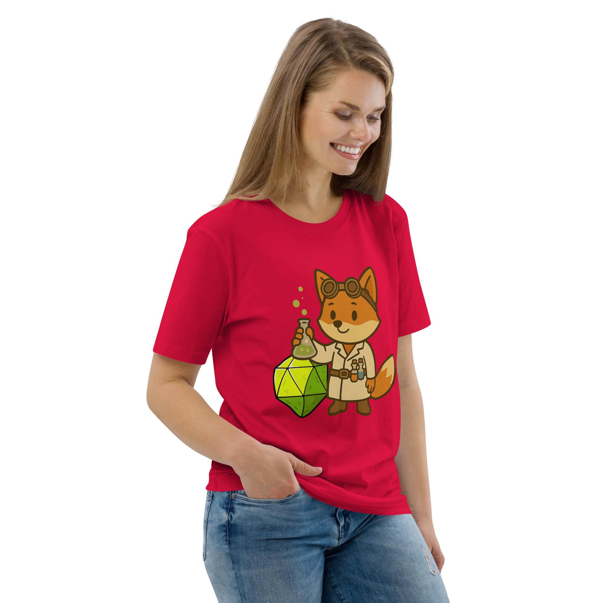 Dicefox Alchemist - DTF-Unisex-Bio-Baumwoll-T-Shirt – Bild 47