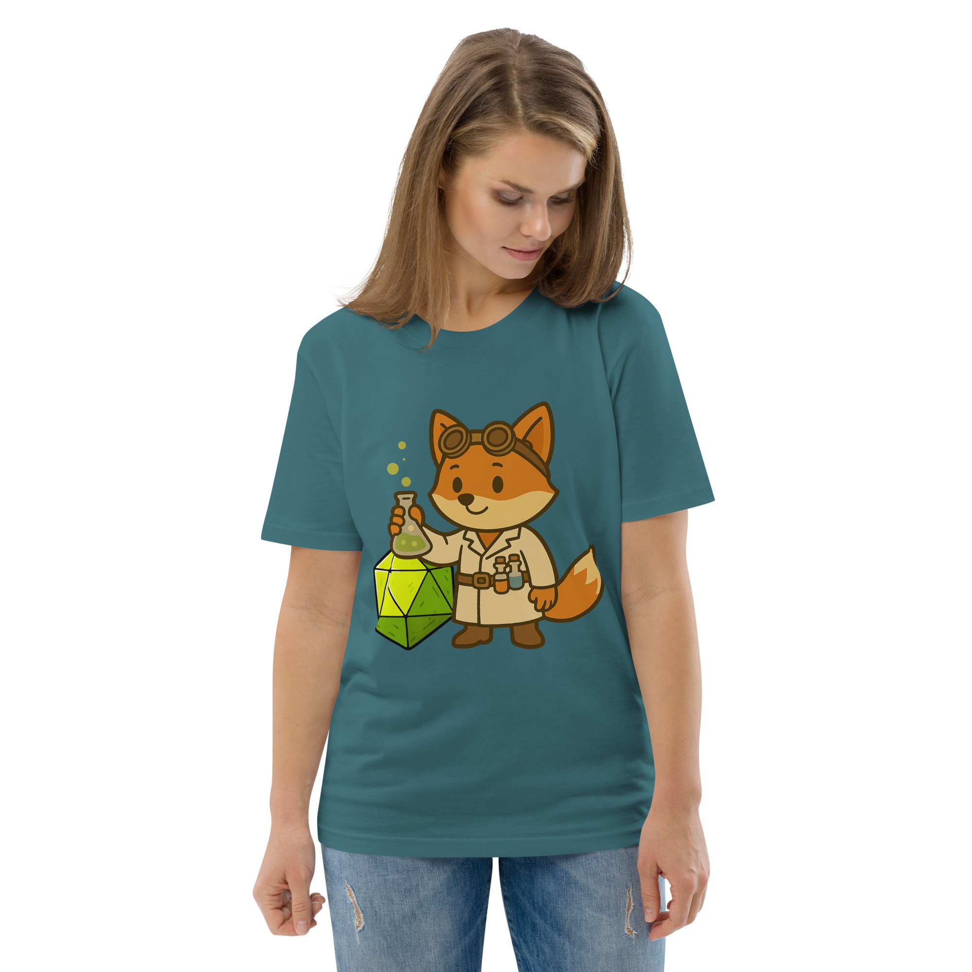 Dicefox Alchemist - DTF-Unisex-Bio-Baumwoll-T-Shirt – Bild 51