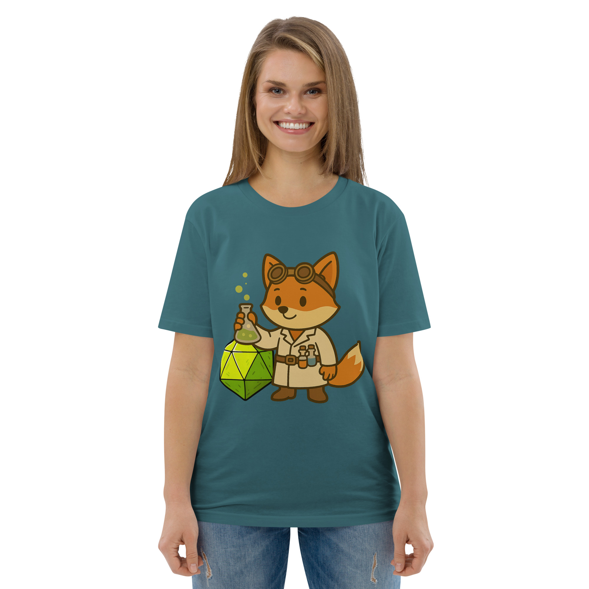 Dicefox Alchemist - DTF-Unisex-Bio-Baumwoll-T-Shirt – Bild 50