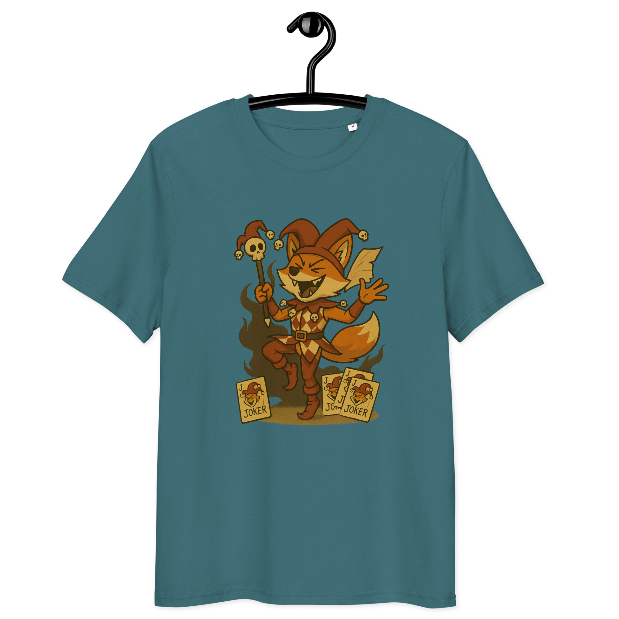 Fox Jester - DTF-Unisex-Bio-Baumwoll-T-Shirt – Bild 14