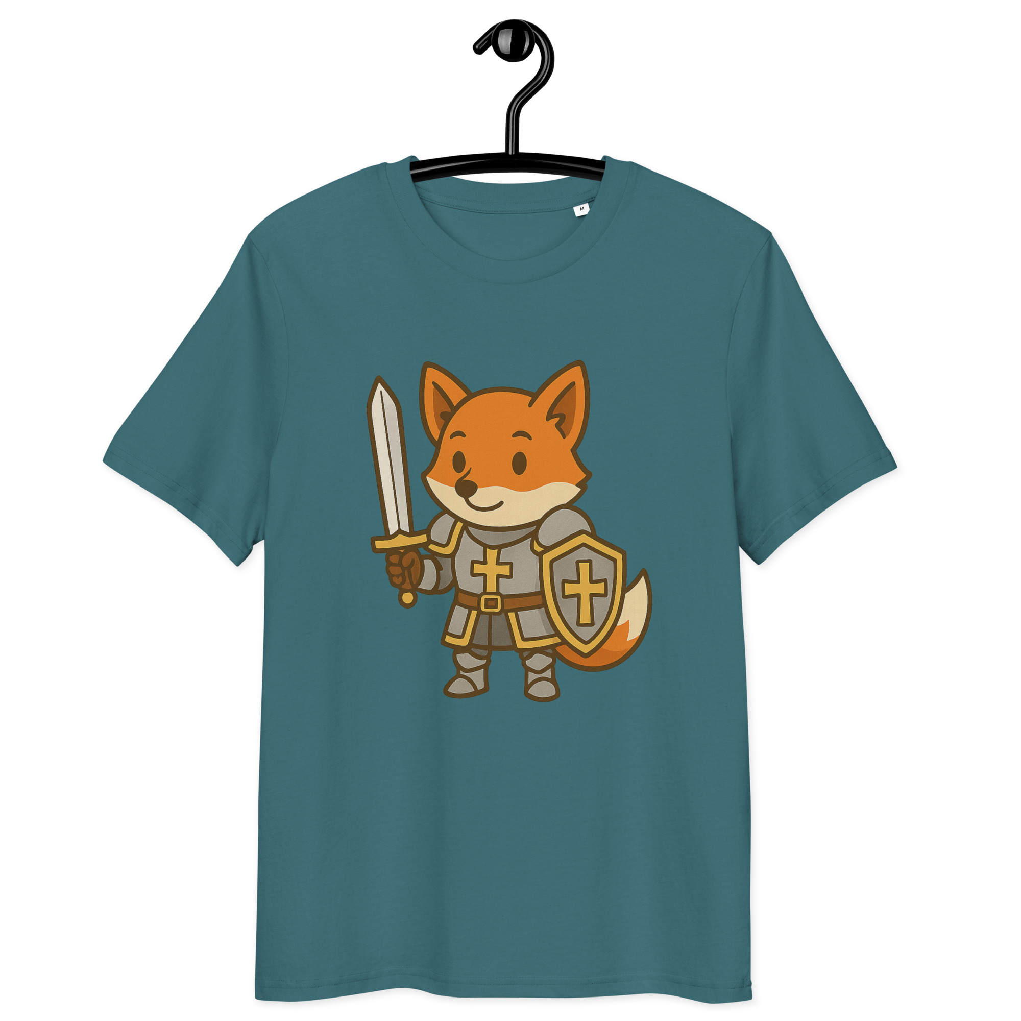 Fox Paladin - DTF-Unisex-Bio-Baumwoll-T-Shirt – Bild 14