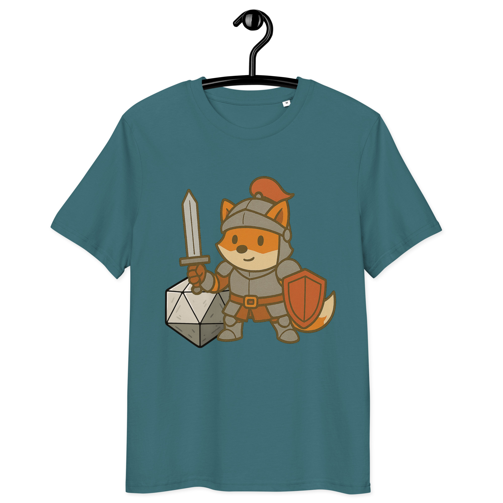 Dicefox Knight - DTF-Unisex-Bio-Baumwoll-T-Shirt – Bild 13