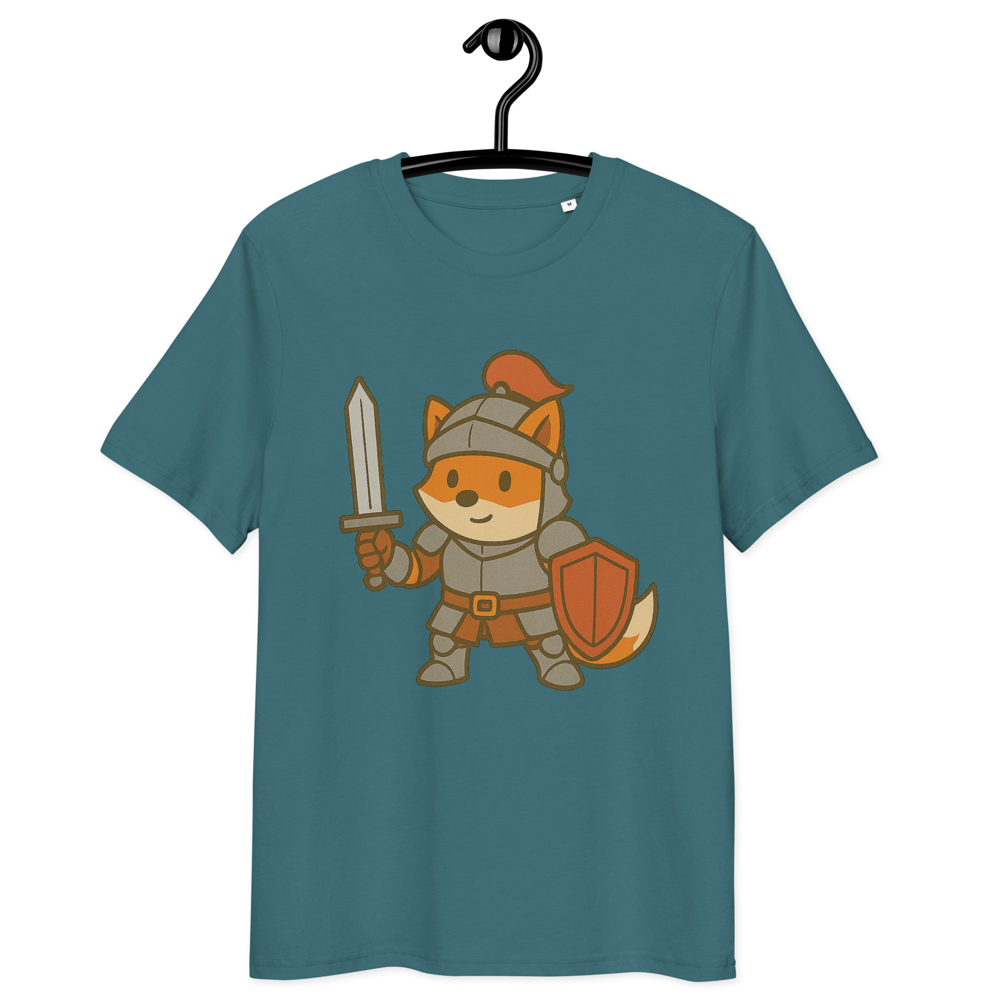 Fox Knight - DTF-Unisex-Bio-Baumwoll-T-Shirt – Bild 14