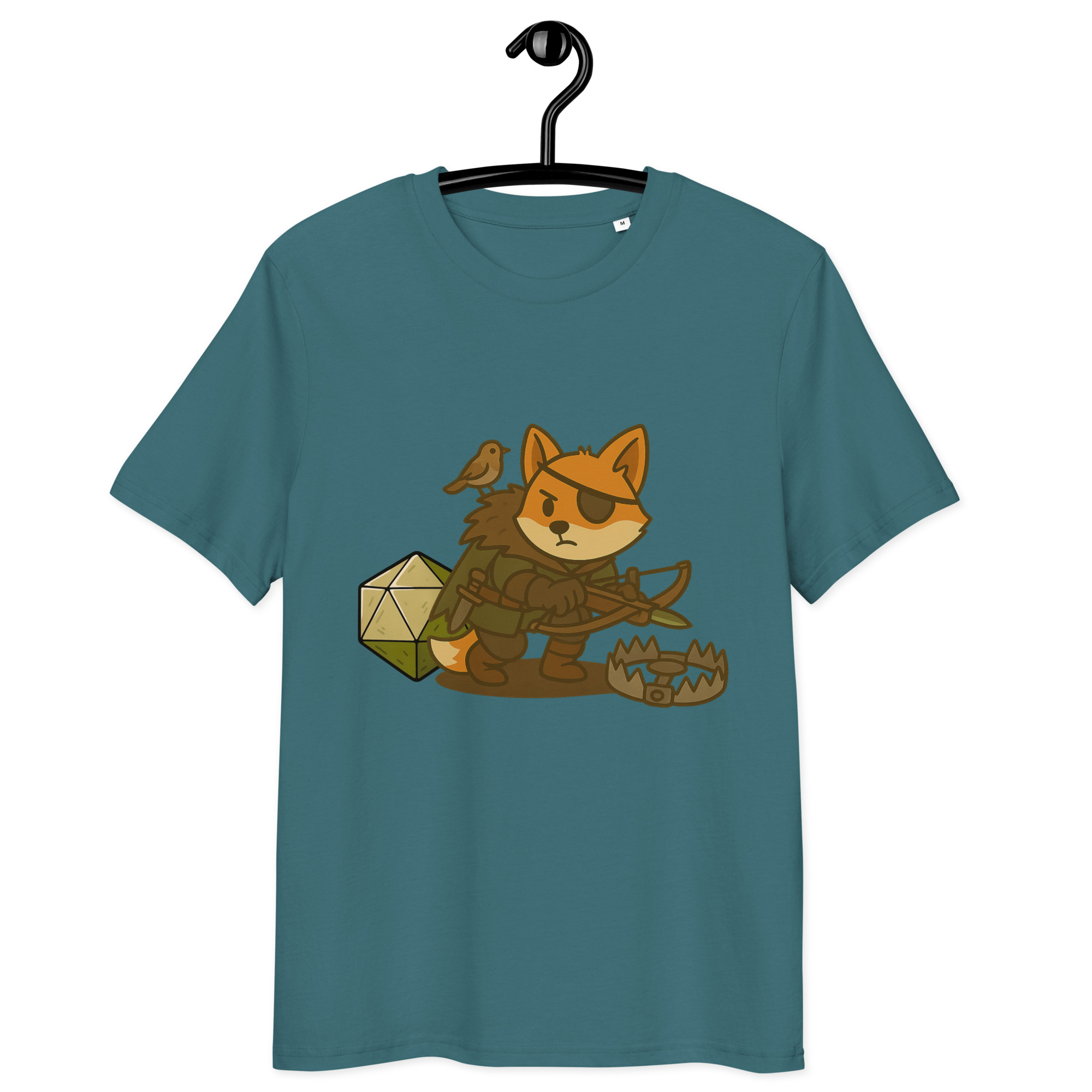 Dicefox Hunter - DTF-Unisex-Bio-Baumwoll-T-Shirt – Bild 14