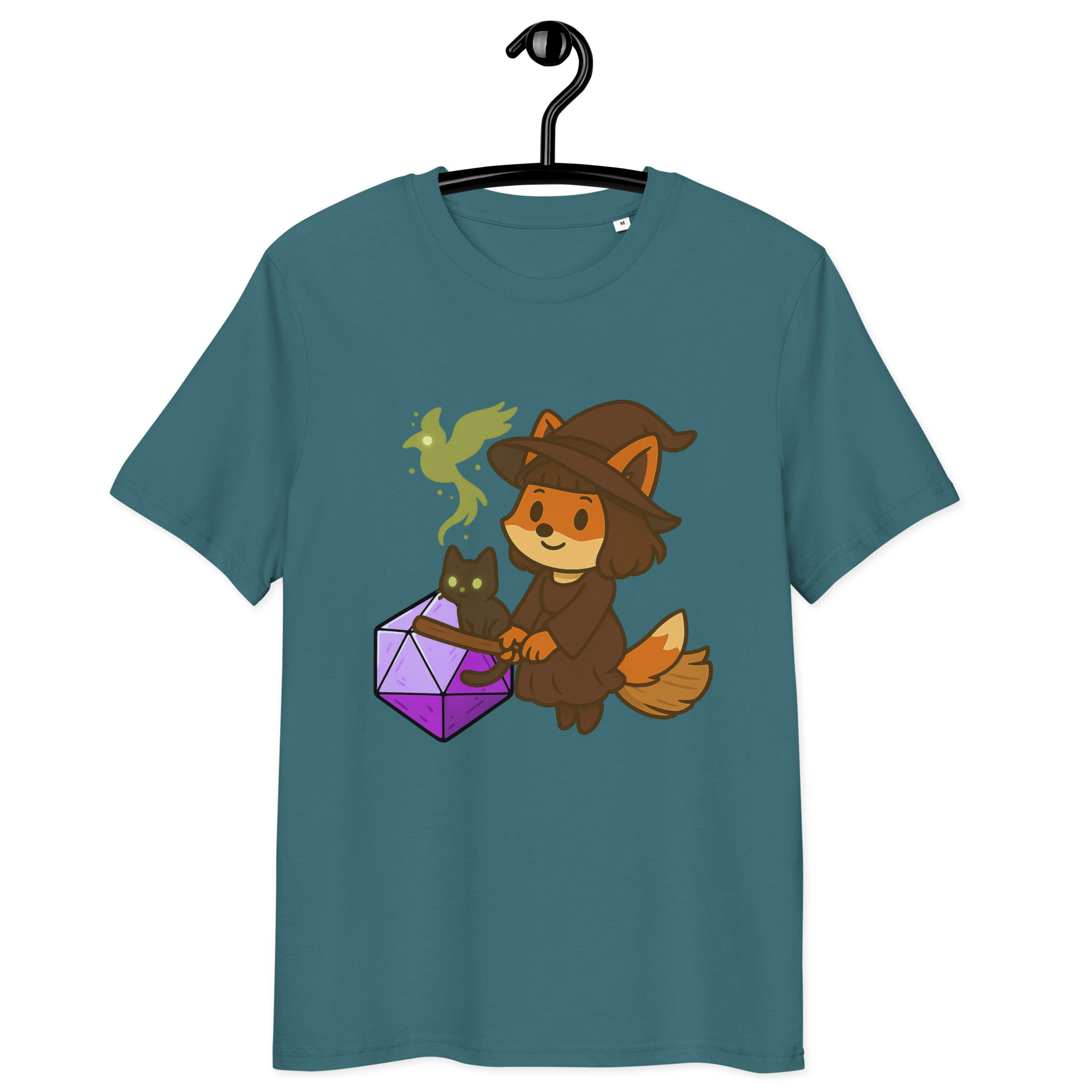 Dicefox Witch - DTF-Unisex-Bio-Baumwoll-T-Shirt – Bild 14