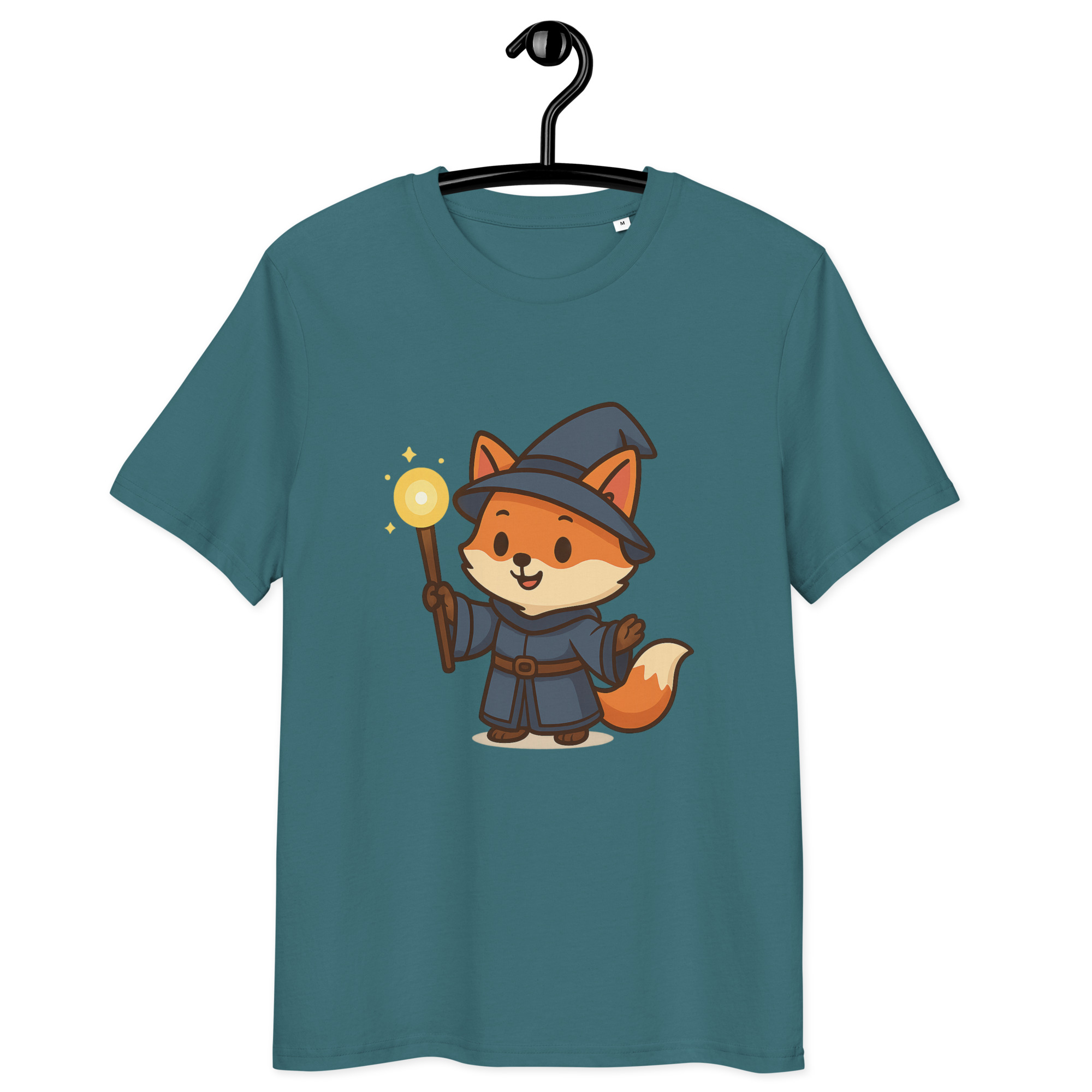 Fox Wizard - DTF-Unisex-Bio-Baumwoll-T-Shirt – Bild 13