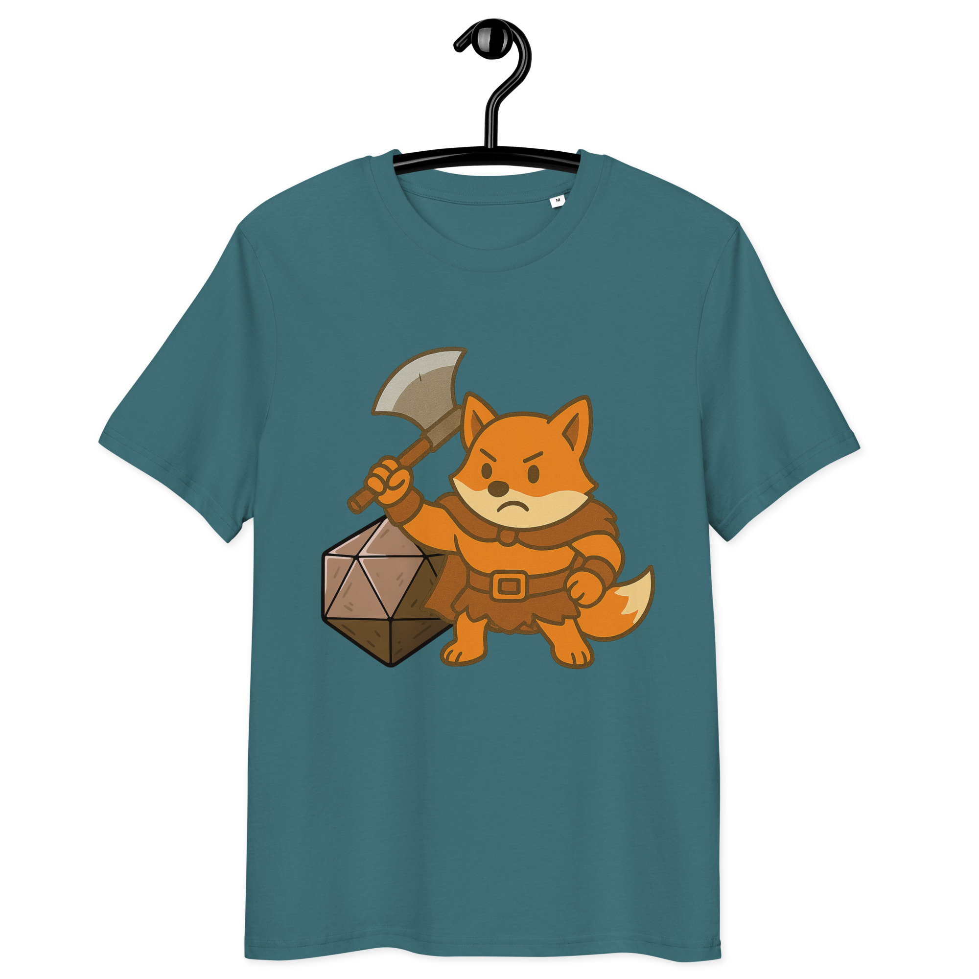 Dicefox Barbarian - DTF-Unisex-Bio-Baumwoll-T-Shirt – Bild 14