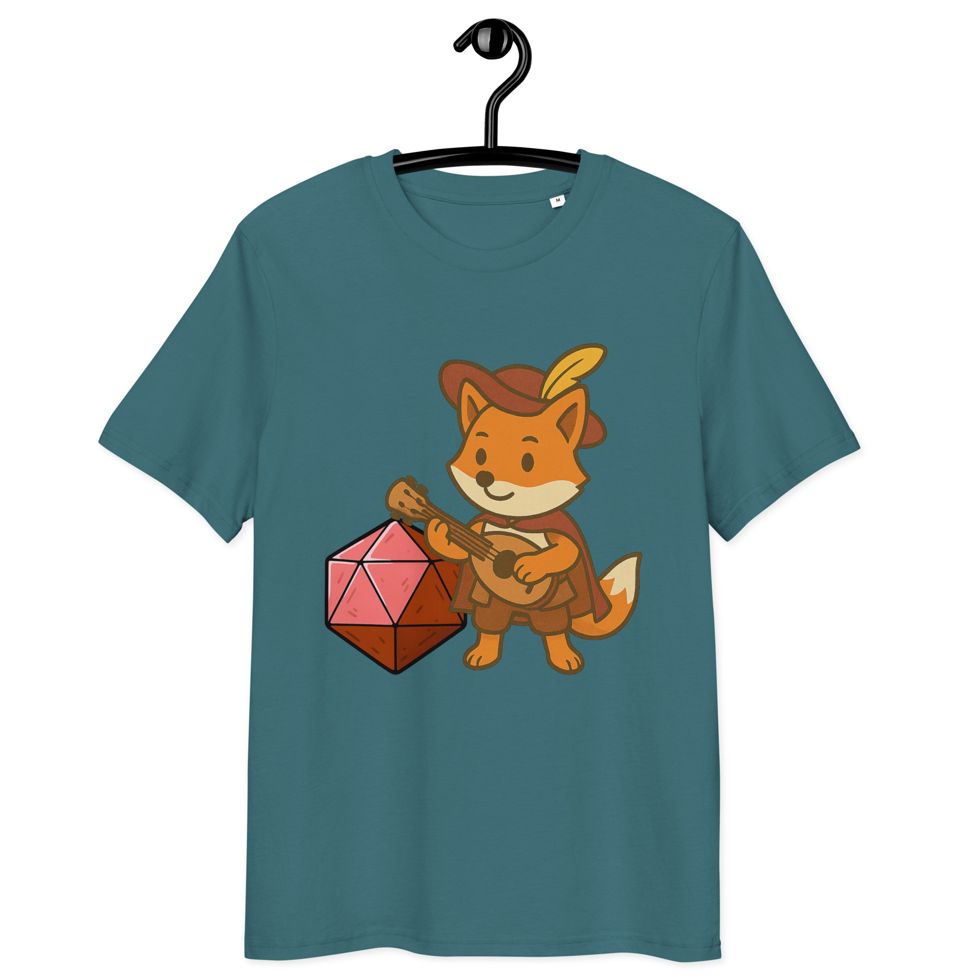 Dicefox Bard - DTF-Unisex-Bio-Baumwoll-T-Shirt – Bild 14
