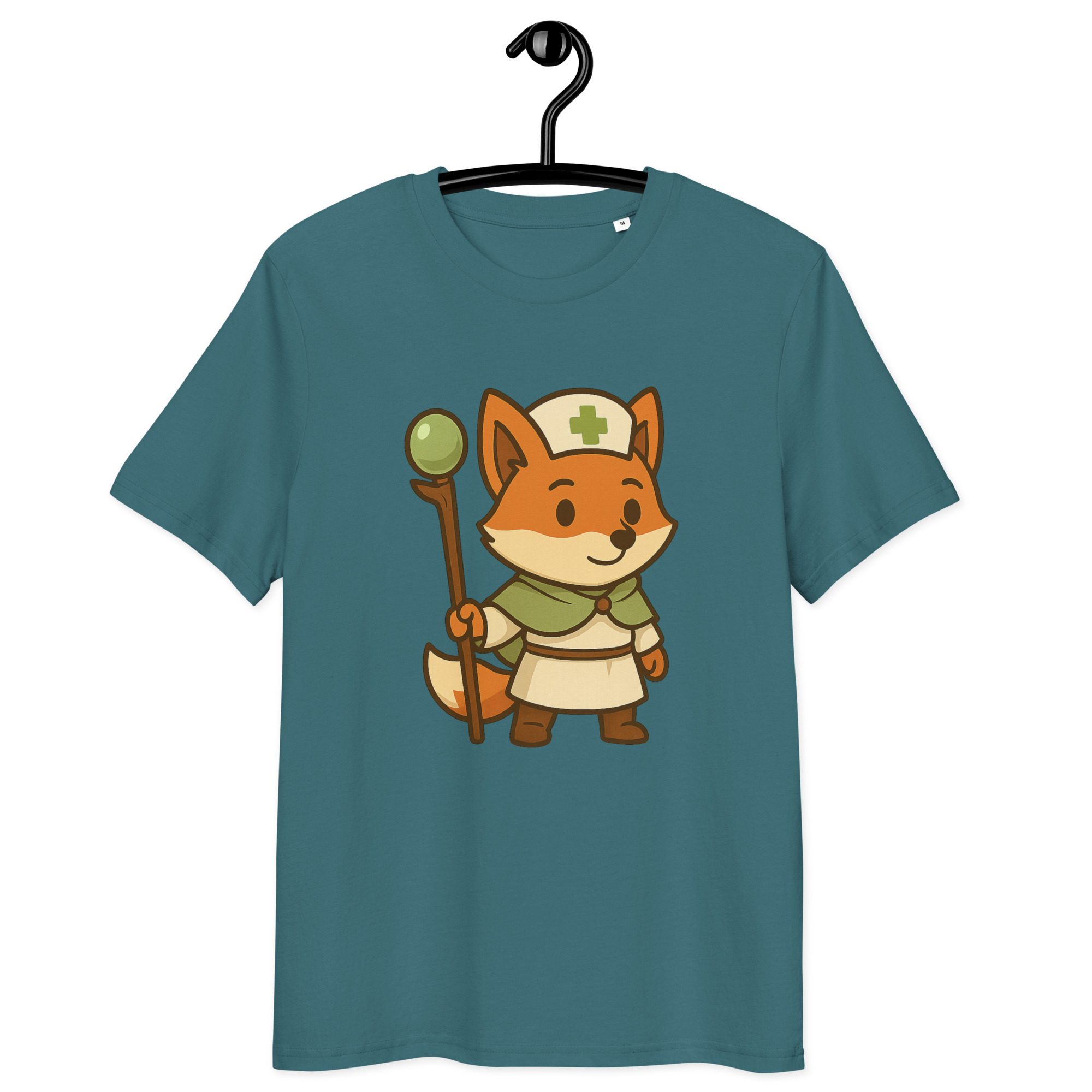 Fox Cleric - DTF-Unisex-Bio-Baumwoll-T-Shirt – Bild 13