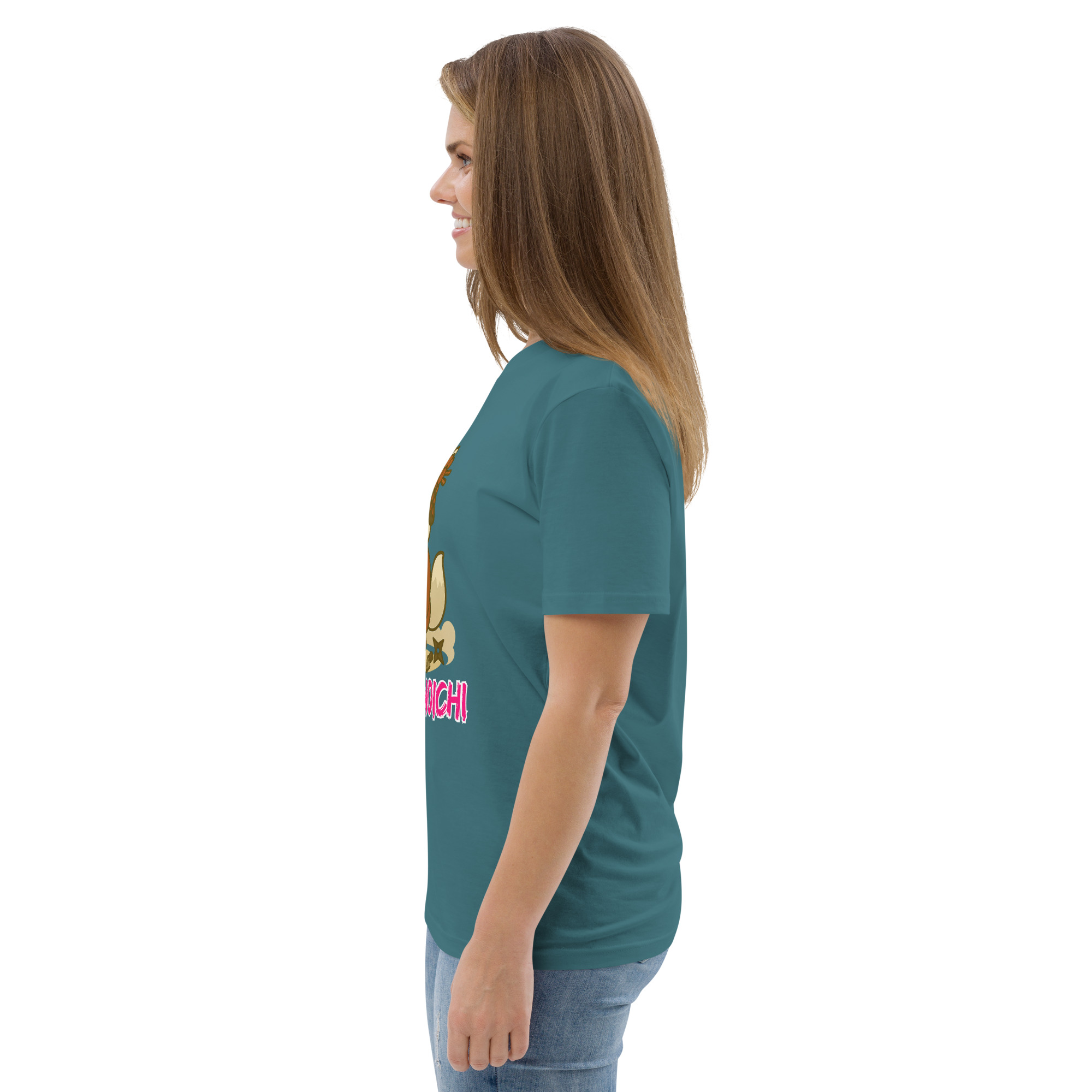 Dice Kunoishi - DTF-Unisex-Bio-Baumwoll-T-Shirt – Bild 56