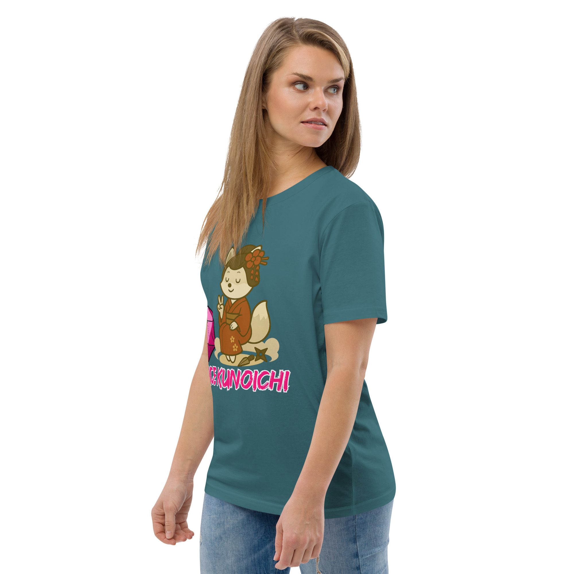 Dice Kunoishi - DTF-Unisex-Bio-Baumwoll-T-Shirt – Bild 53