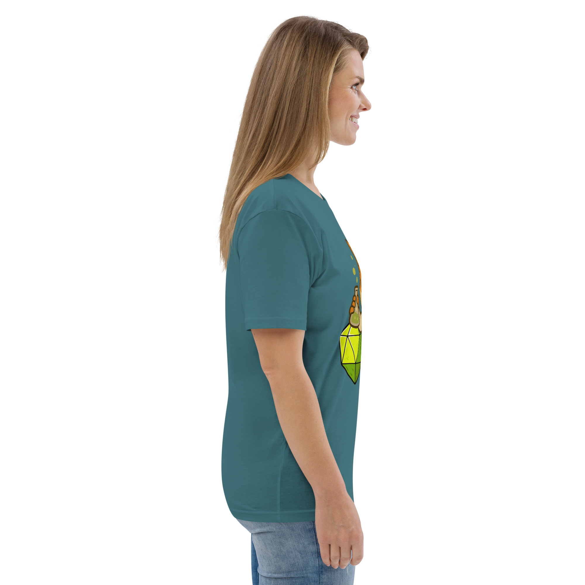 Dicefox Alchemist - DTF-Unisex-Bio-Baumwoll-T-Shirt – Bild 56