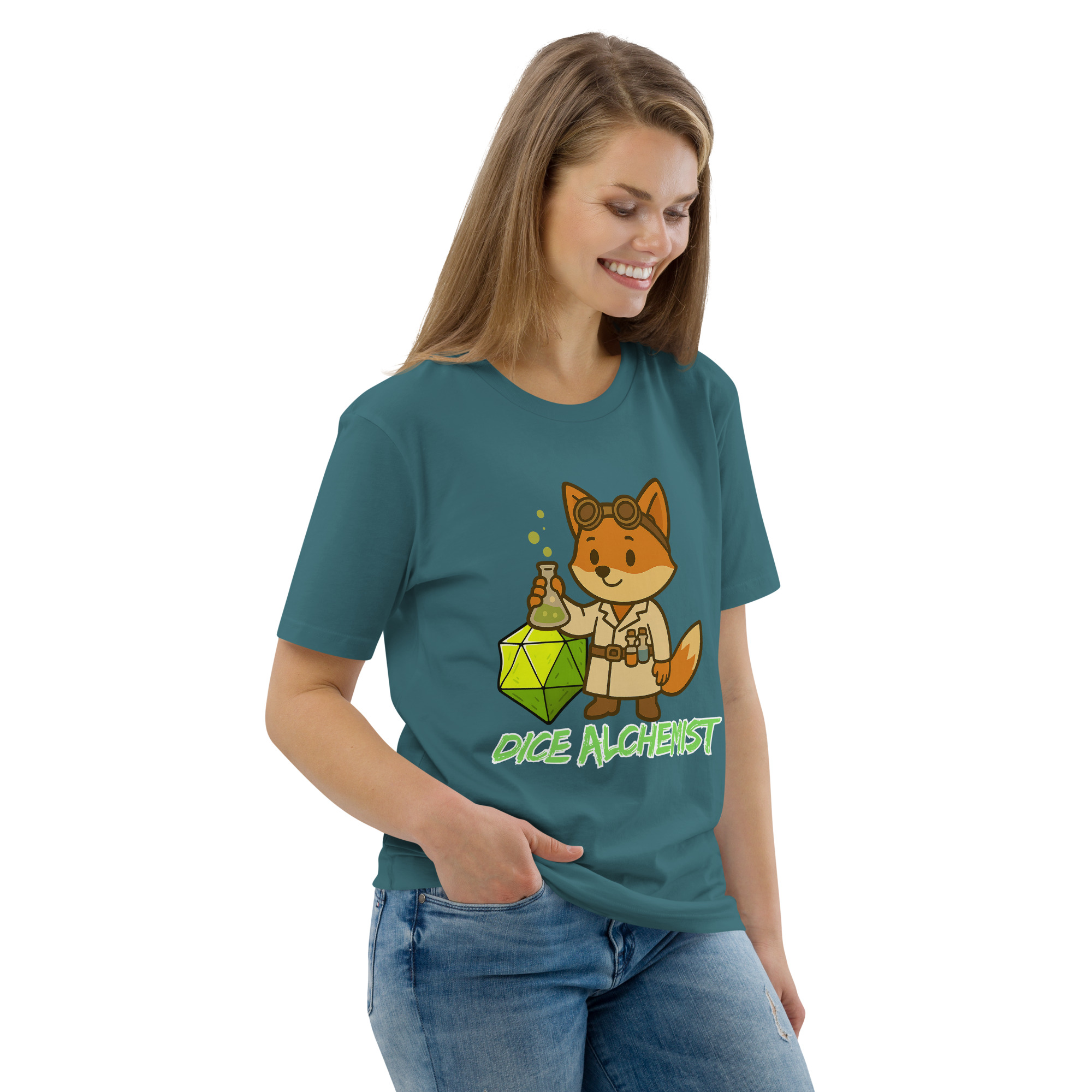Dice Alchemist - DTF-Unisex-Bio-Baumwoll-T-Shirt – Bild 55