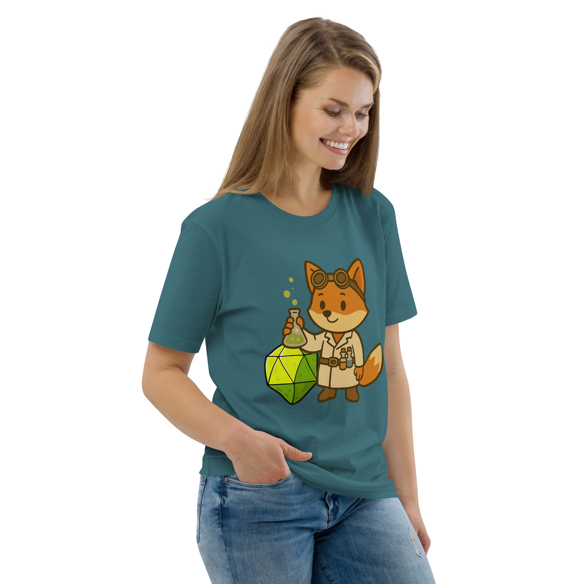 Dicefox Alchemist - DTF-Unisex-Bio-Baumwoll-T-Shirt – Bild 55